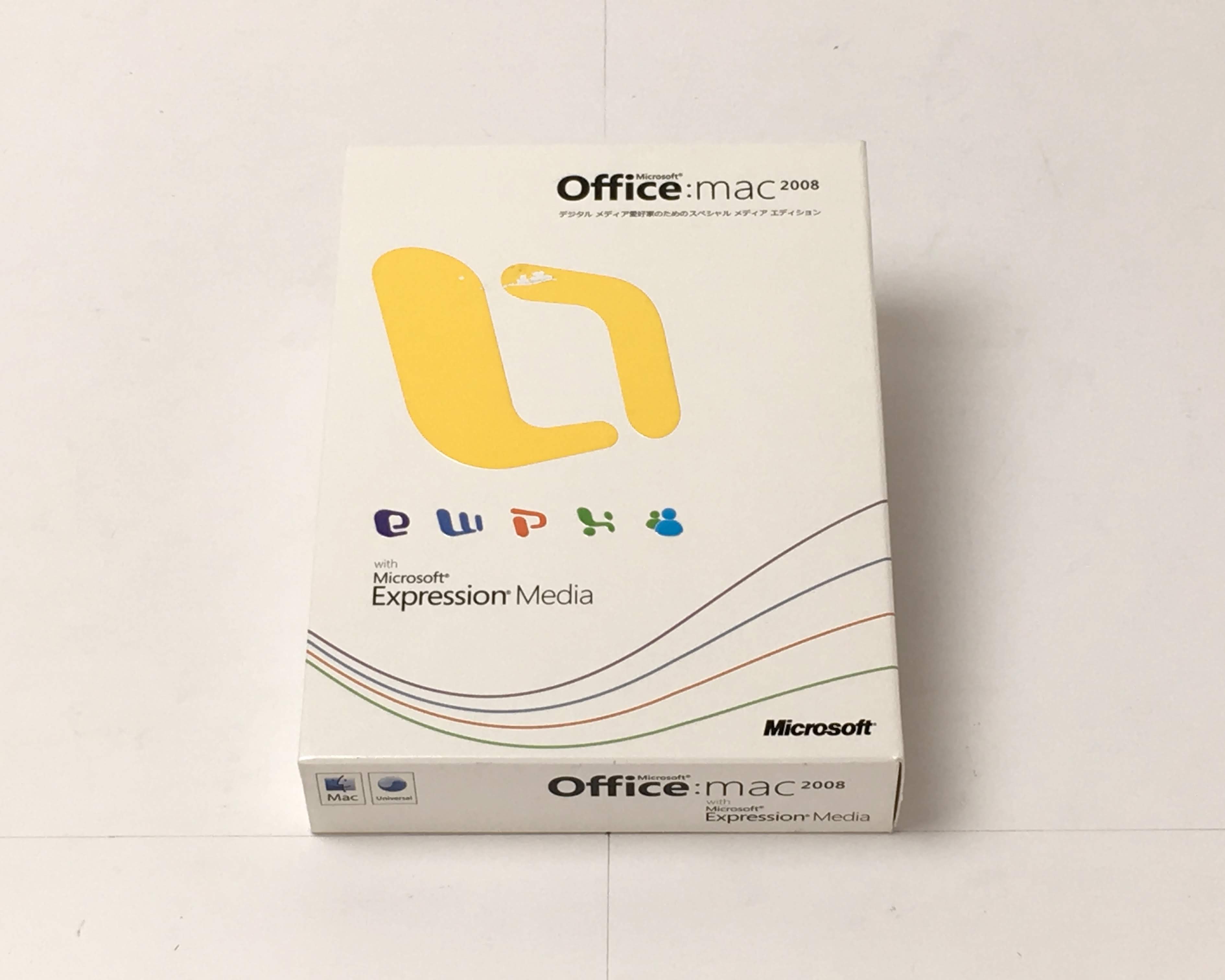 【中古】Office 2008 for Mac Special Media Edition with Expression Media　メイン画像
