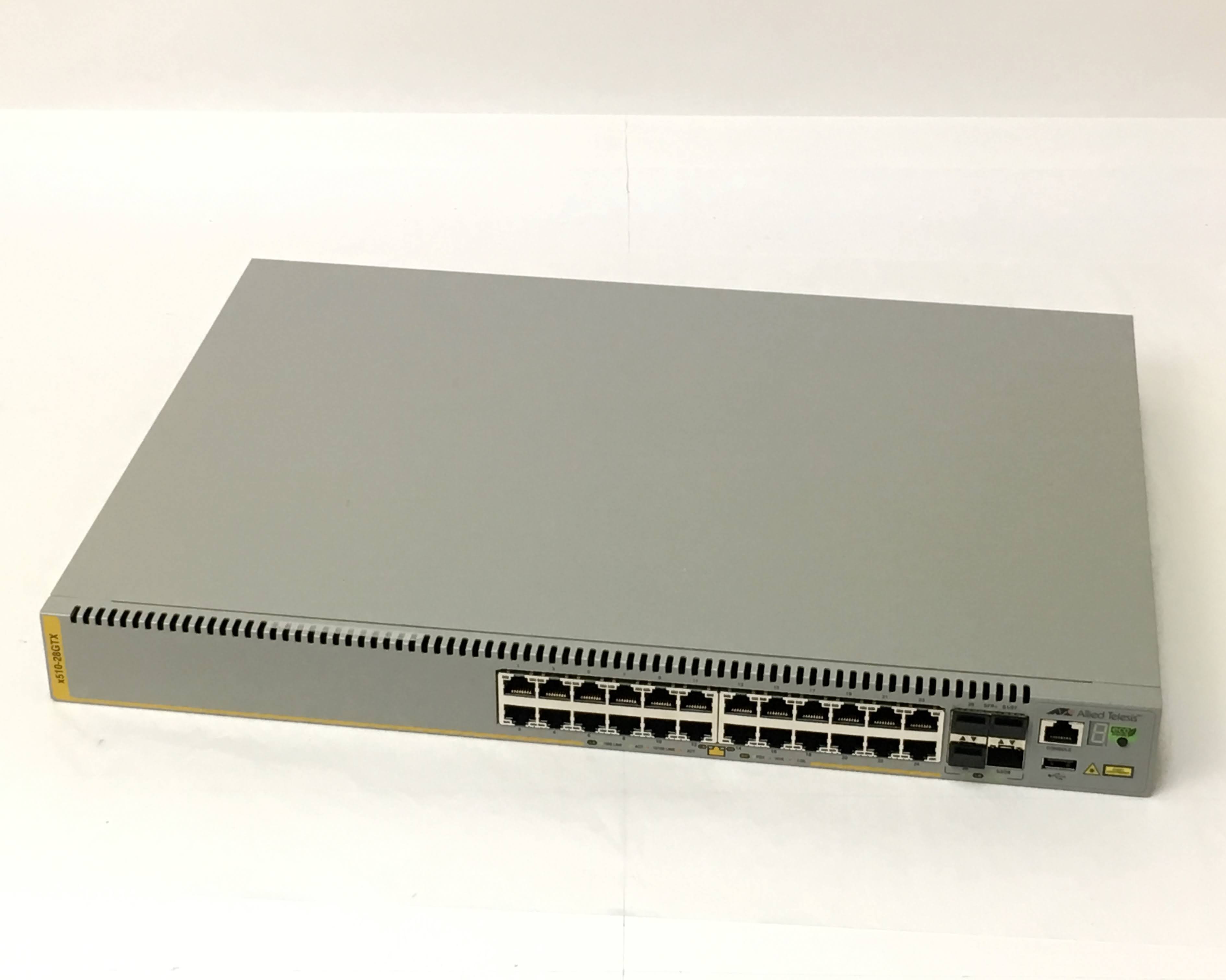 【中古】アライドテレシス ギガビット・インテリジェント・スタッカブルスイッチ AT-x510-28GTX　メイン画像