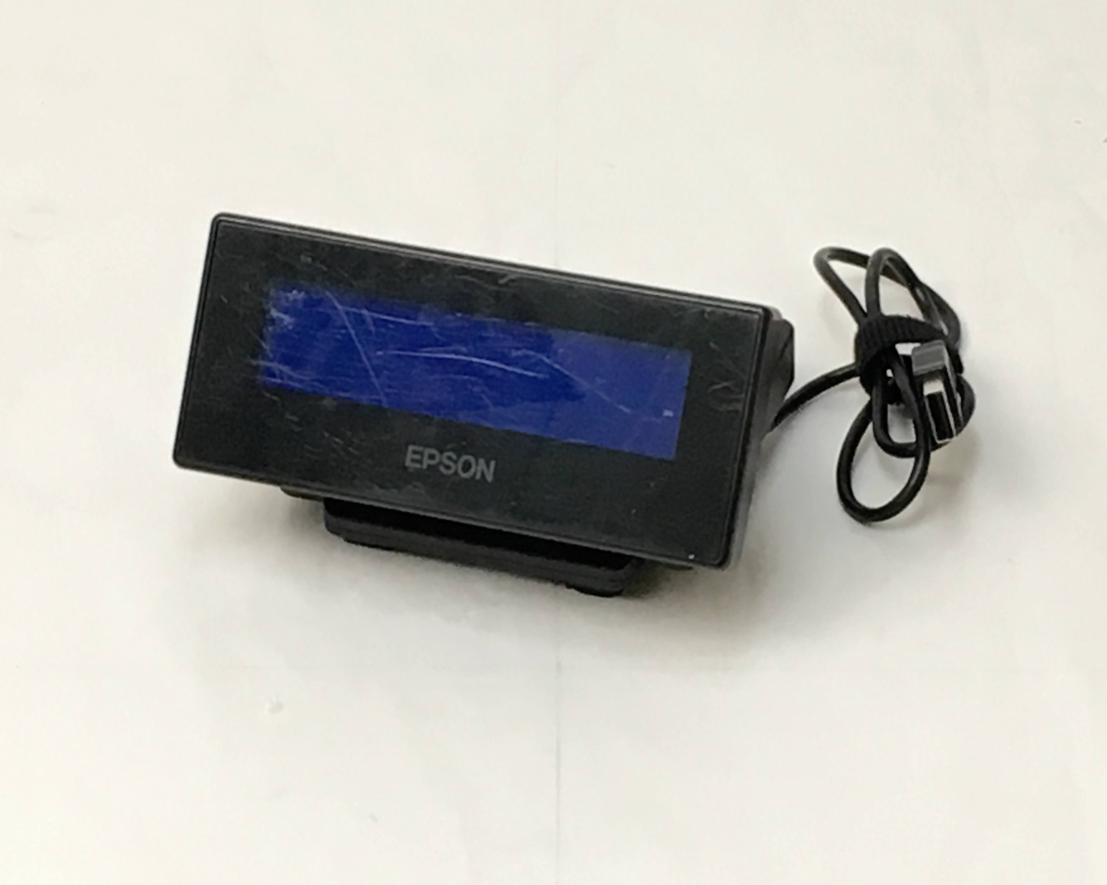 【中古】EPSON カスタマディスプレイ DM-D30(USB)ブラック　メイン画像