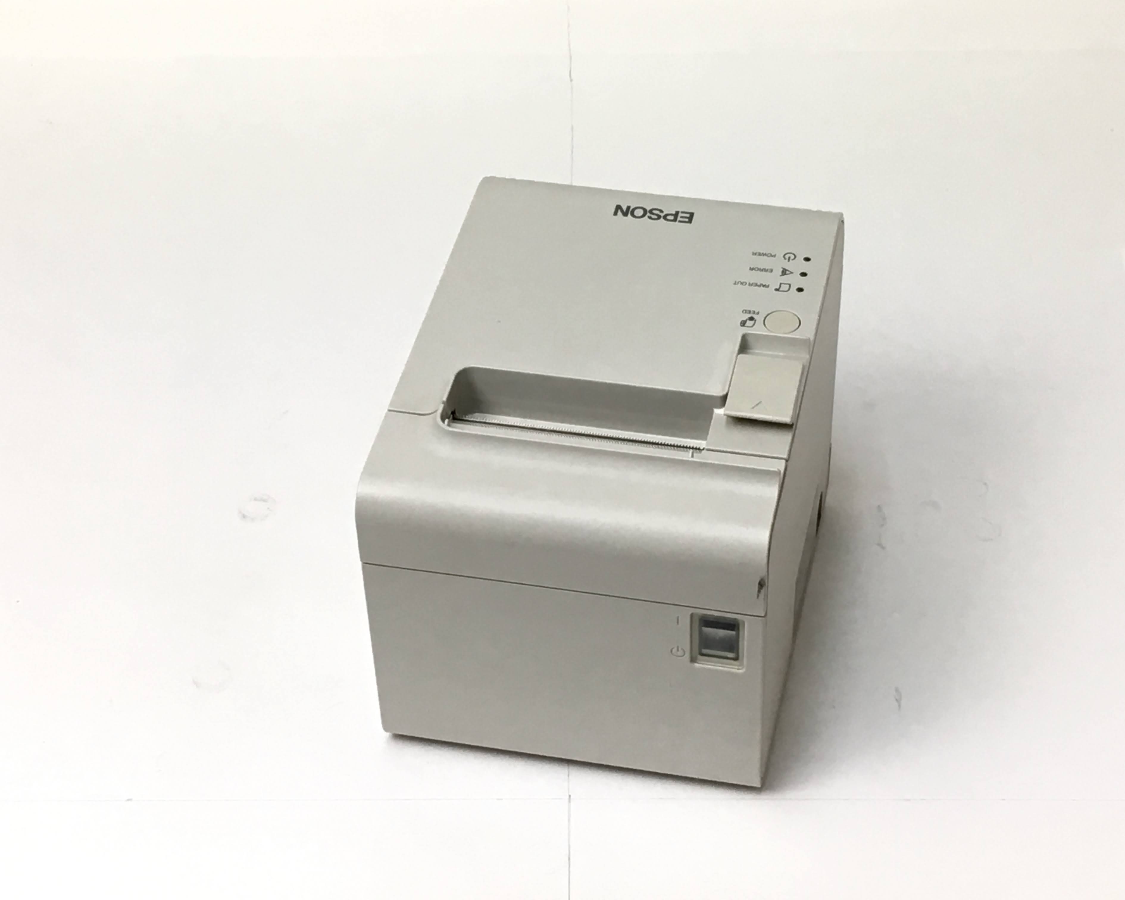 【中古】EPSON レシートプリンター　TM-L90(USB/58mm)ホワイト　メイン画像