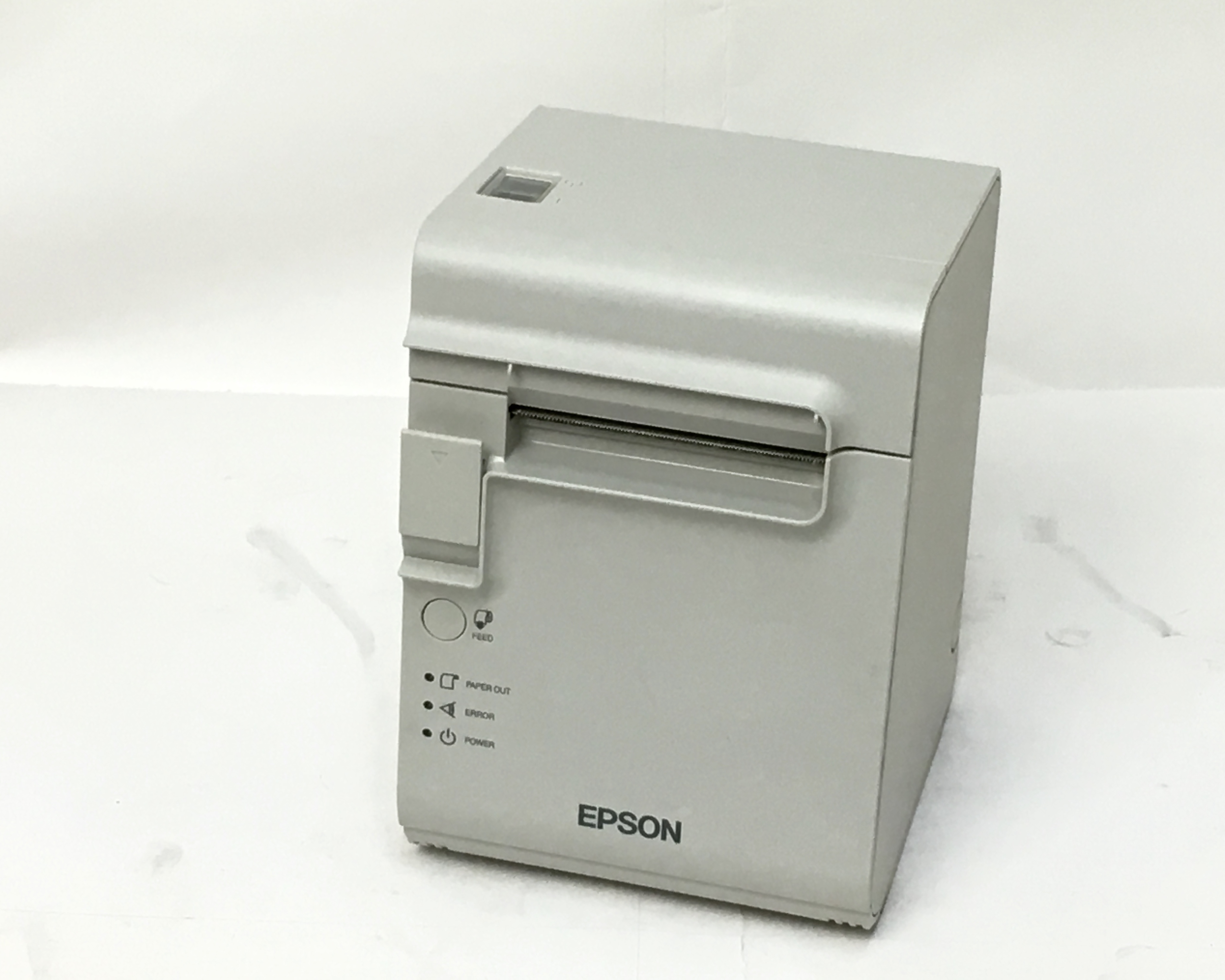 【中古】EPSONレシートプリンタ TM-L90(LAN/58mm)ホワイト　メイン画像