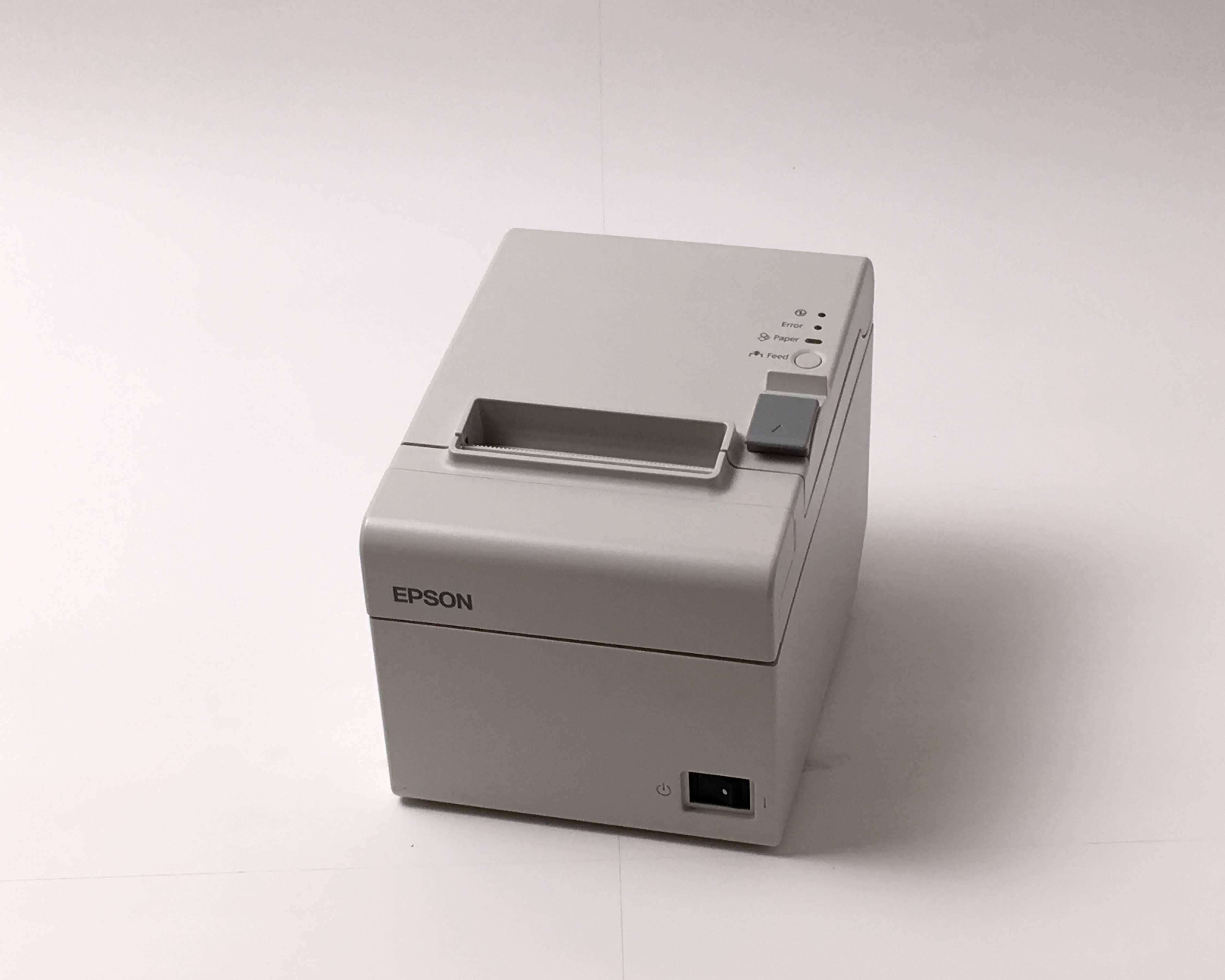 【中古】EPSON レシートプリンタ TM-T202(Bluetooth/58mm)ホワイト　メイン画像