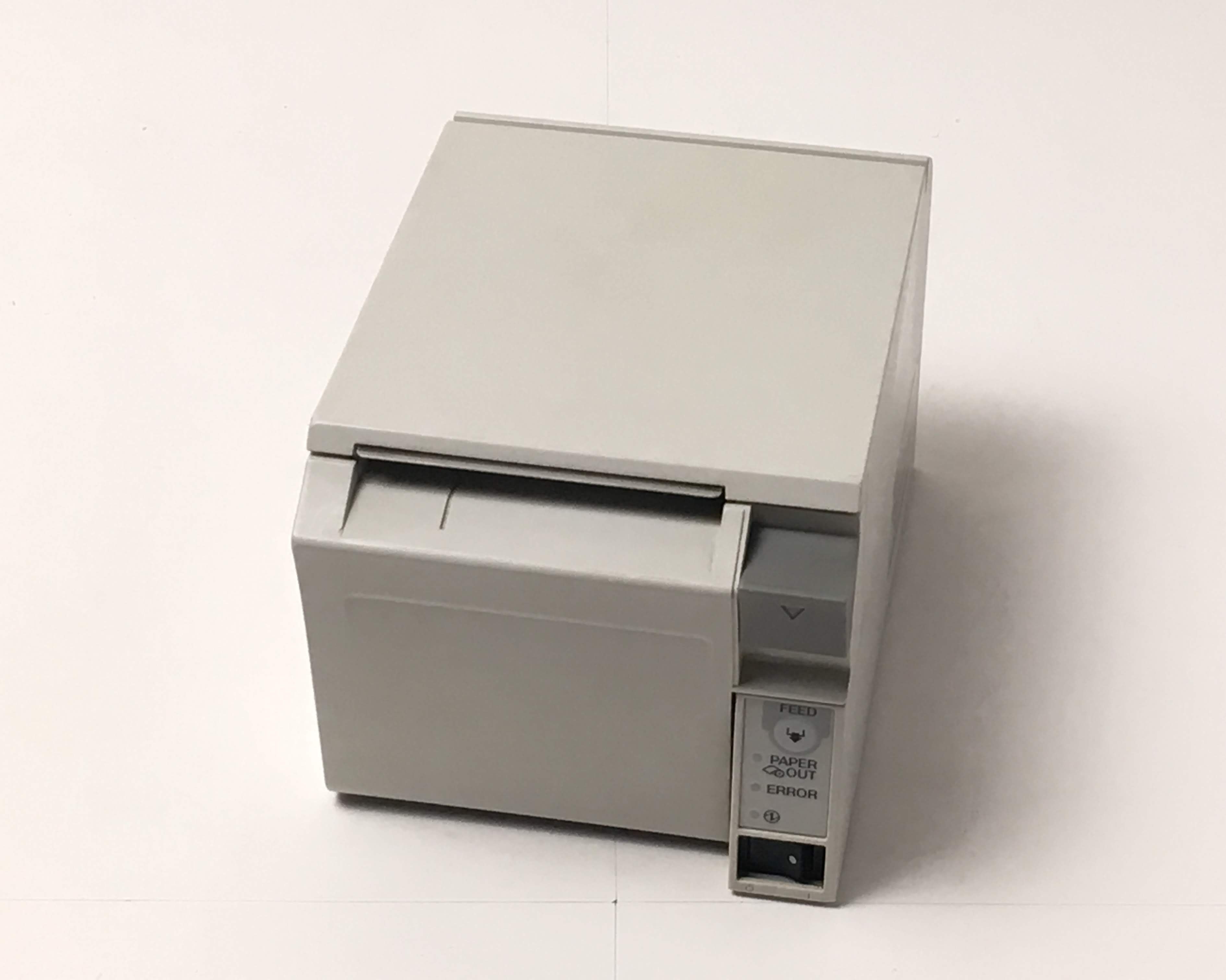 【中古】EPSON レシートプリンタ TM-T70(LAN/80mm)ホワイト メイン画像