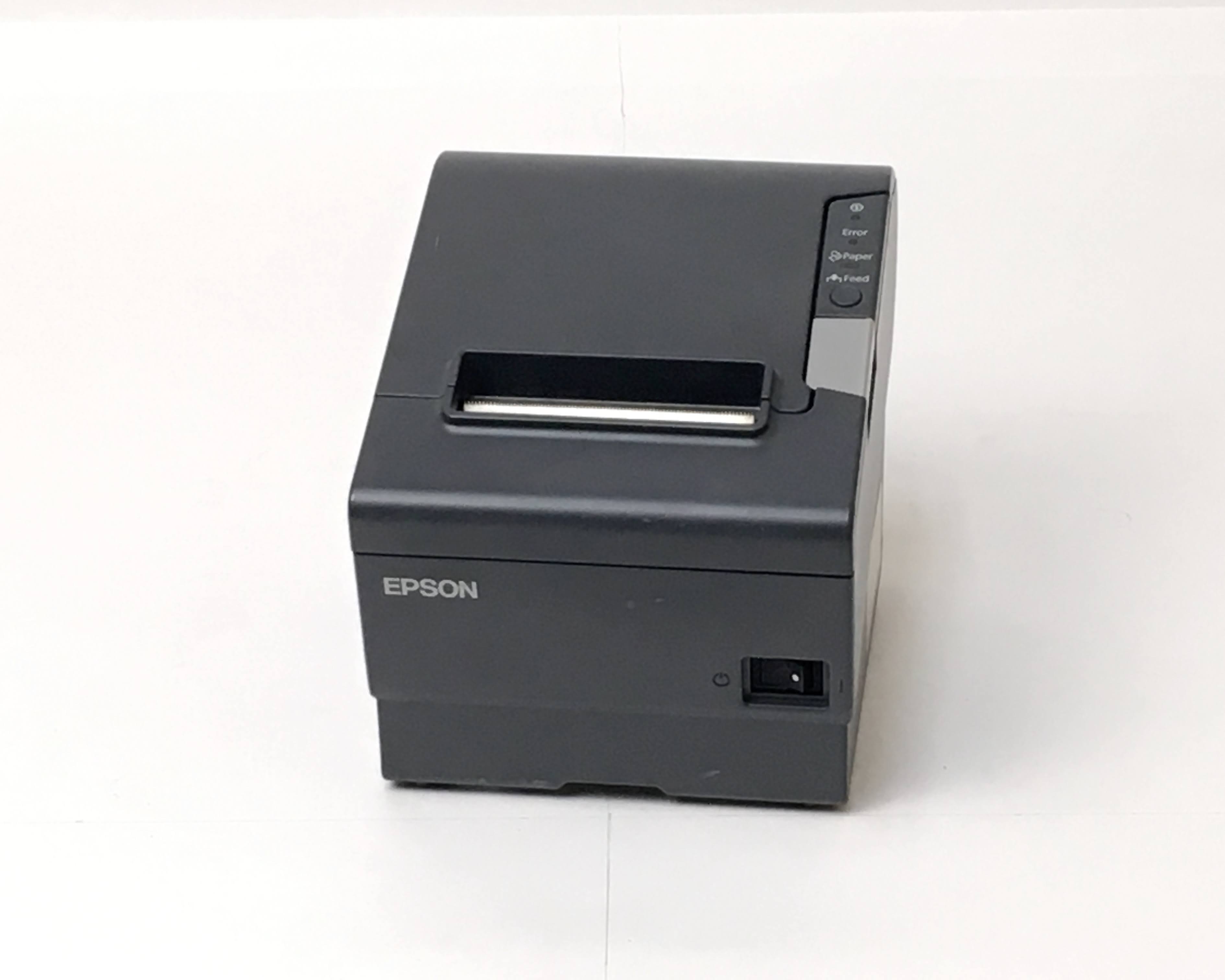 【中古】EPSON レシートプリンター　TM-T885(LAN/80mm)ブラック　メイン画像