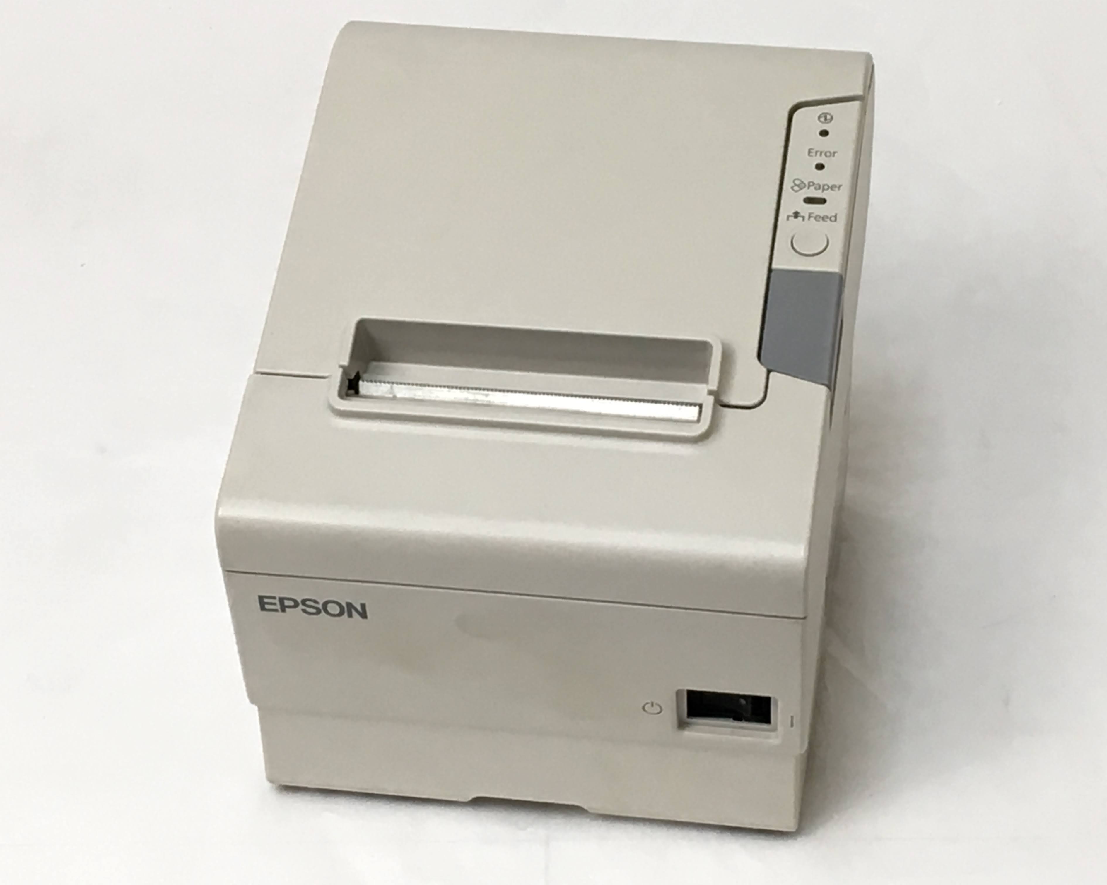【中古】EPSON レシートプリンター　TM-T885 722(無線LAN/80mm)ホワイト　メイン画像