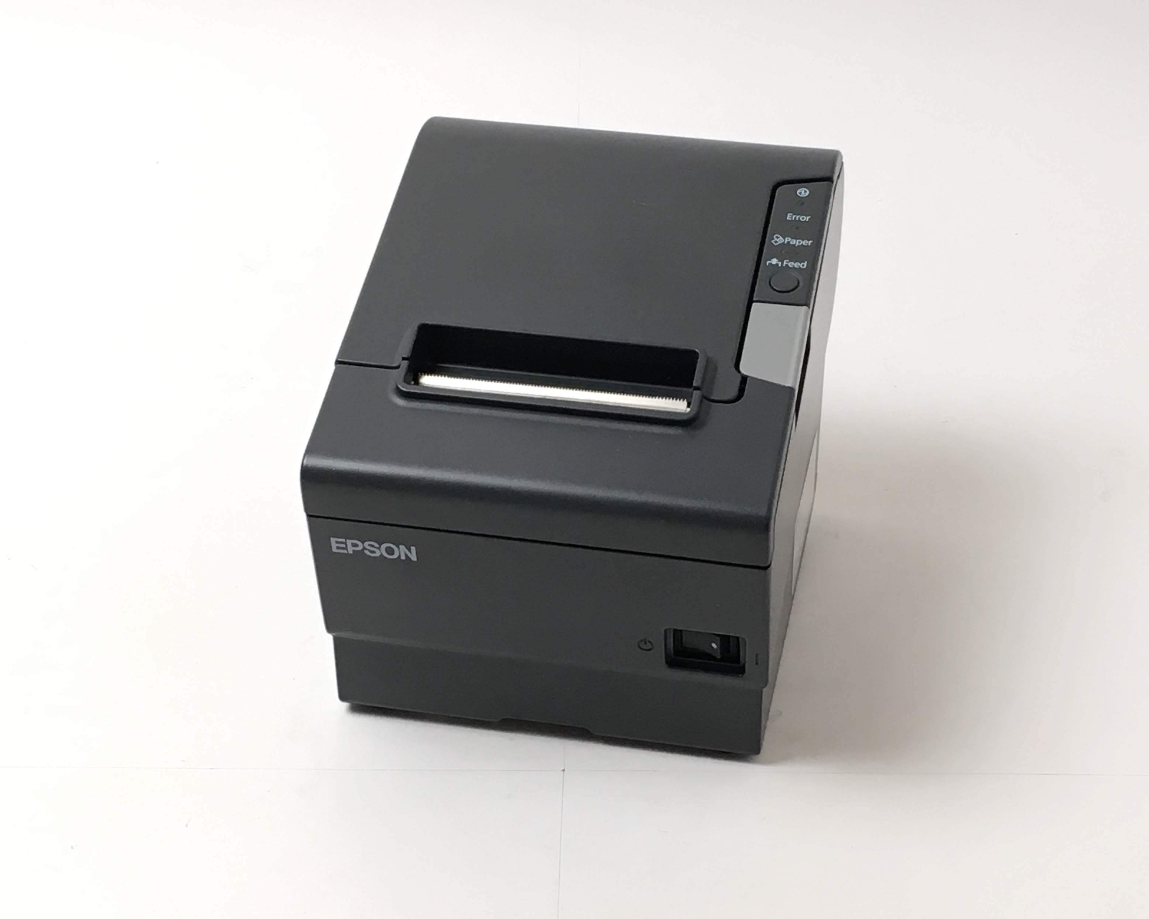 【中古】EPSON レシートプリンタ TM-T885(USB・パラレル/80mm)ブラック　メイン画像