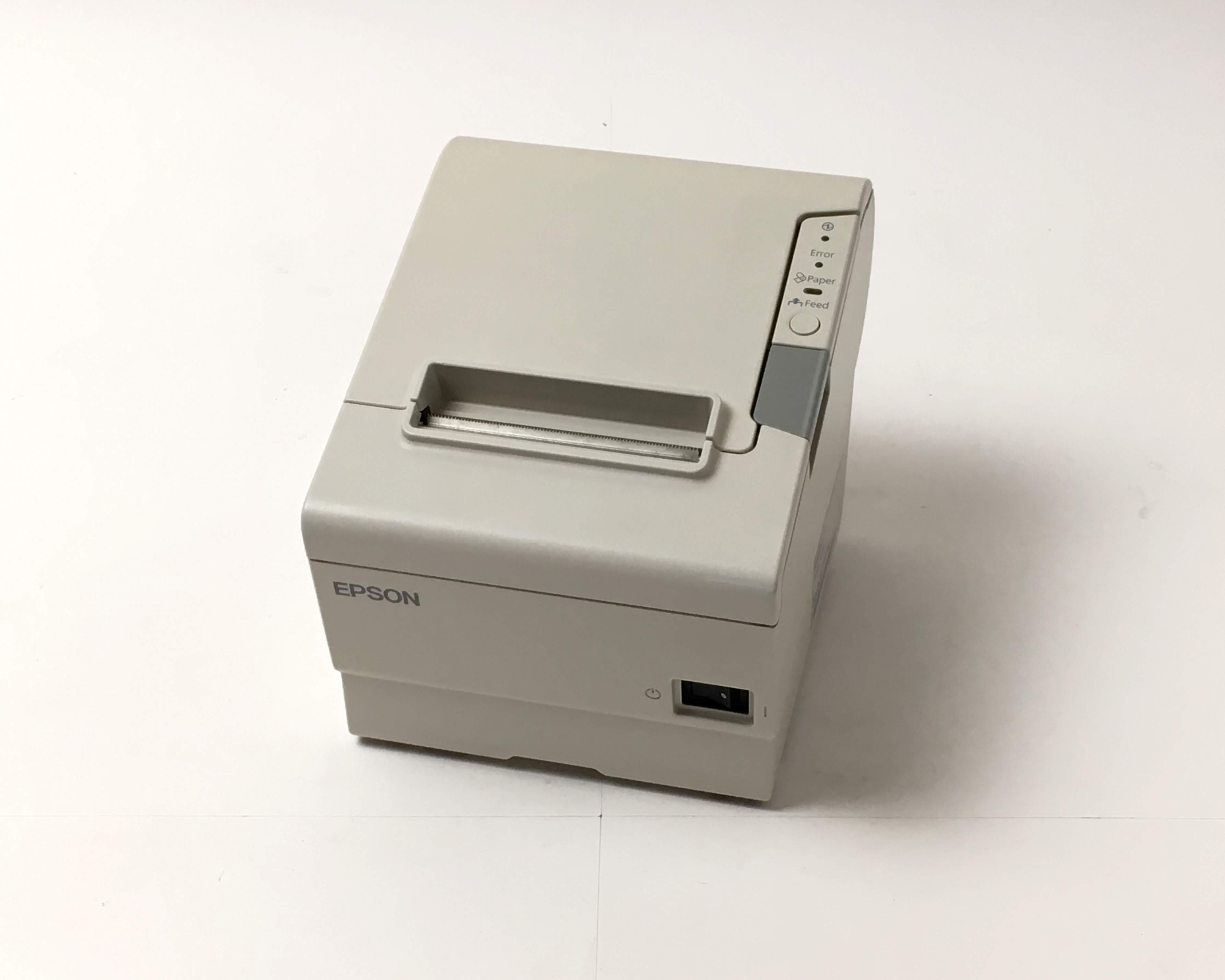 【中古】レシートプリンタ　EPSON TM-T885(USB・パラレル/80mm)ホワイト　メイン画像