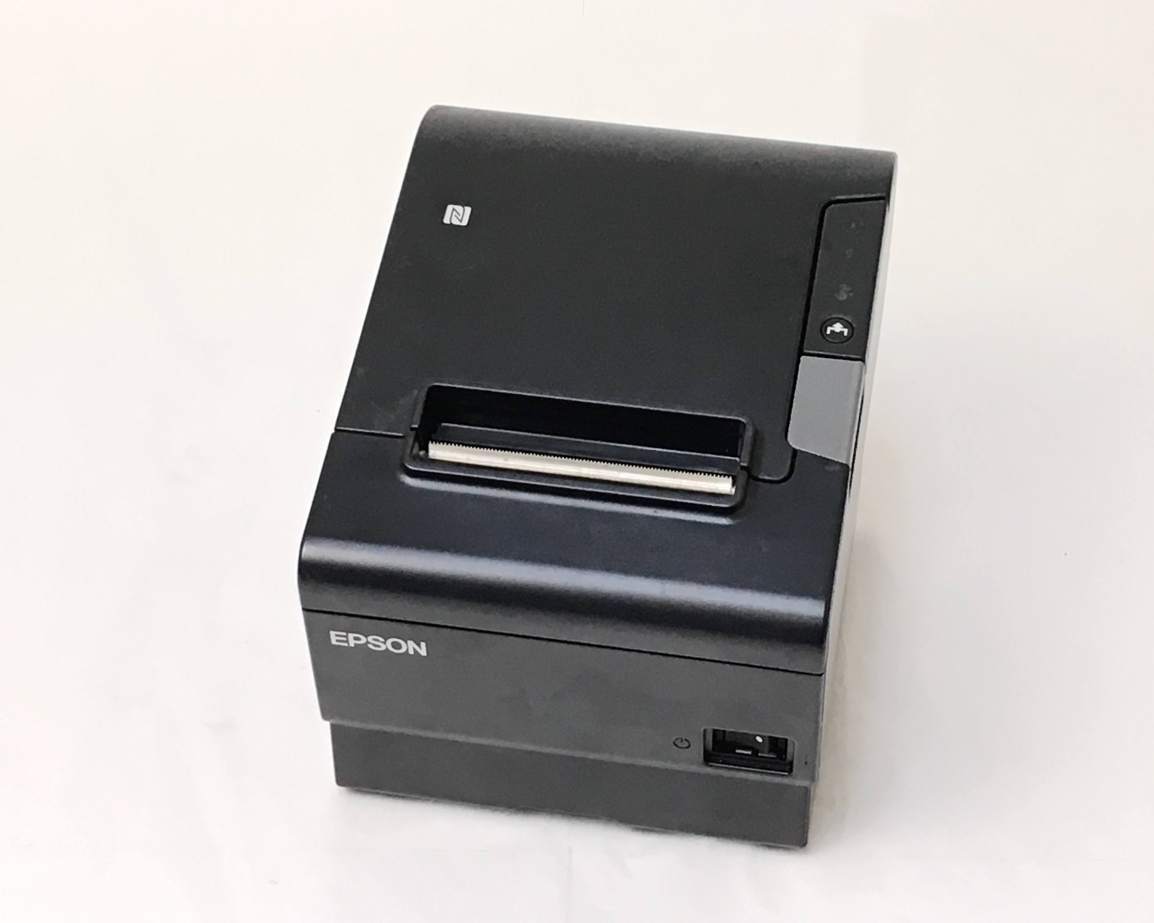 【中古】EPSON レシートプリンター　TM-T886 (Bluetooth・LAN・USB/80mm)ブラック　メイン画像