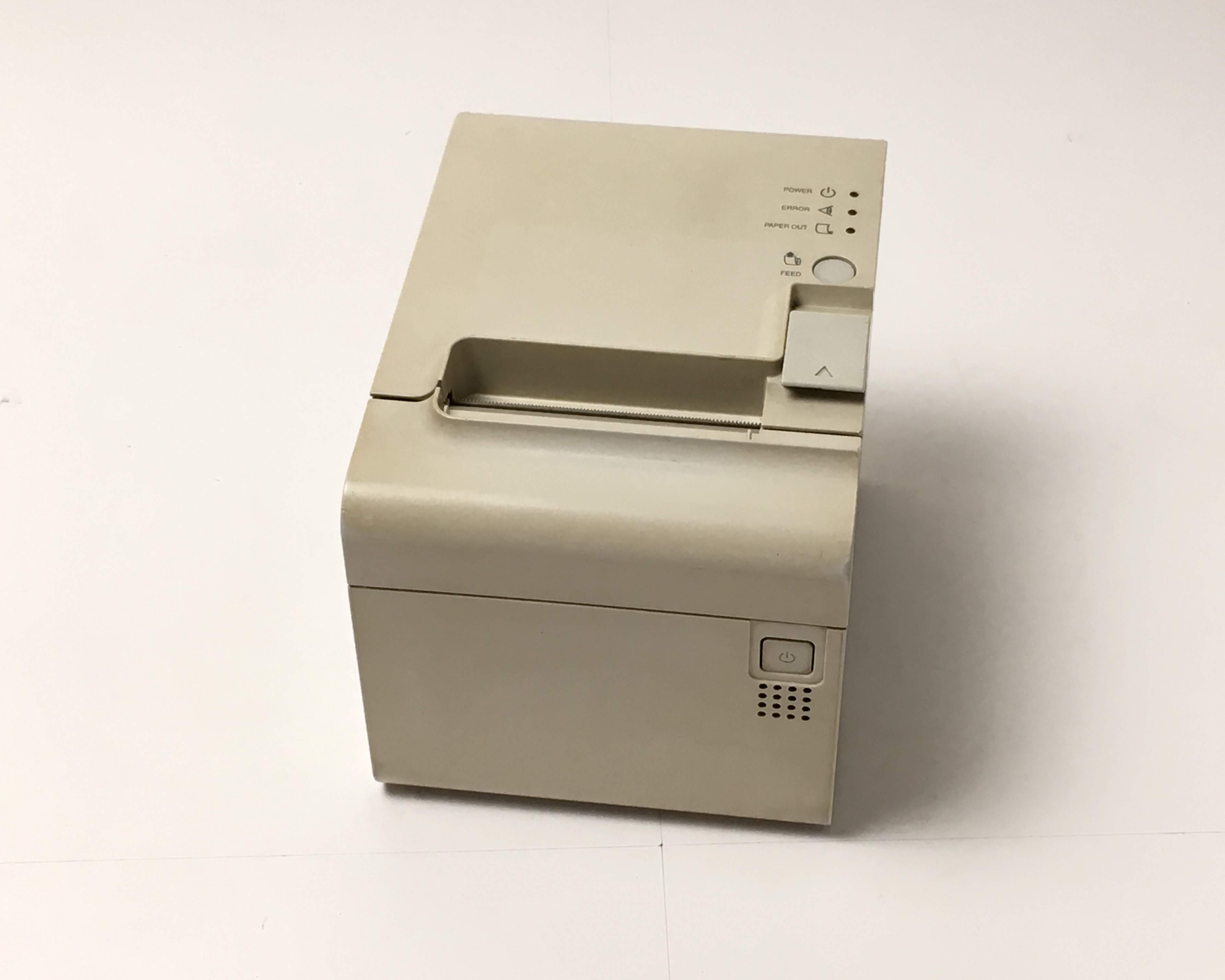 【中古】EPSON レシートプリンタ TM-T90(LAN/58mm)ホワイト　メイン画像