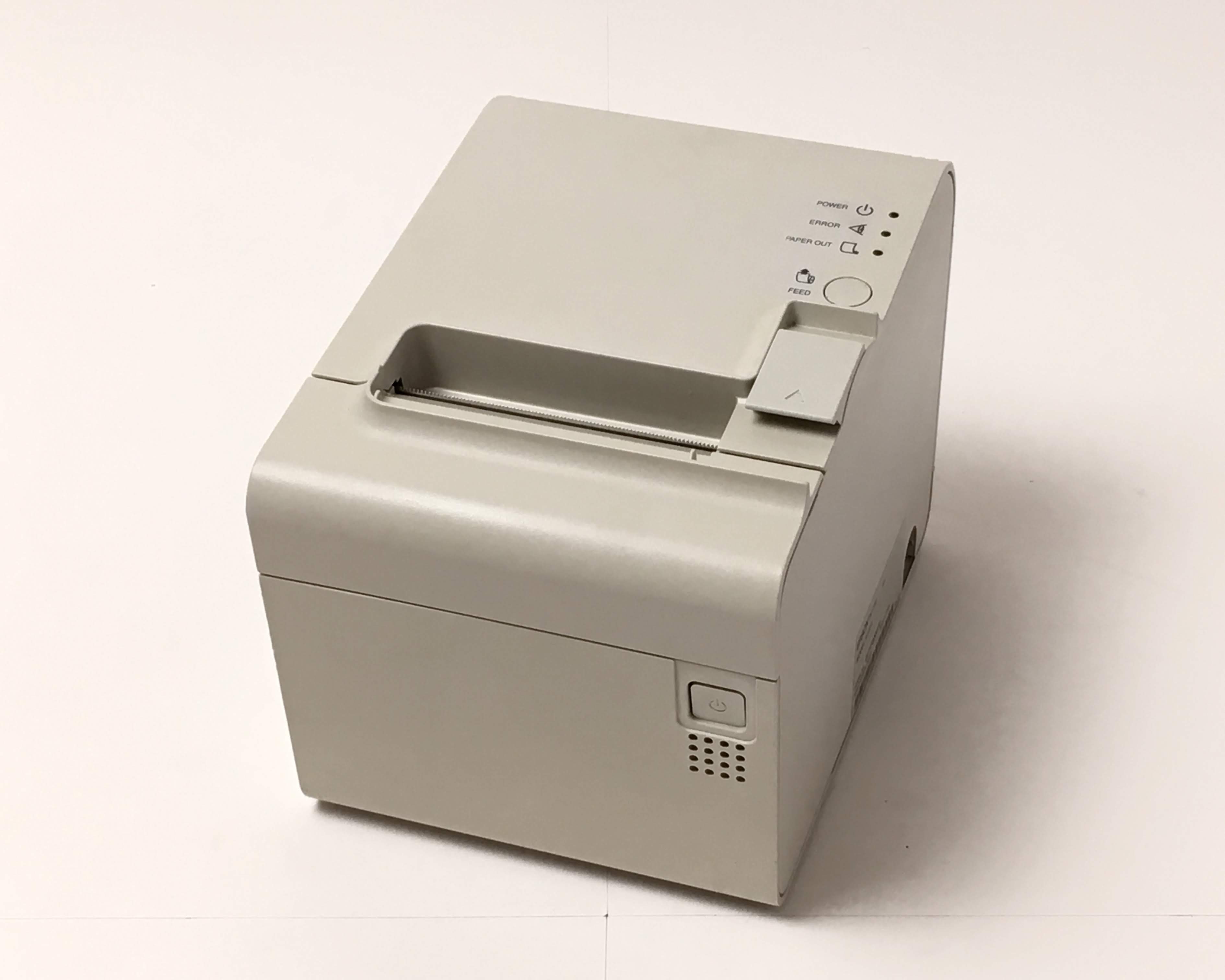 【中古】EPSON レシートプリンタ TM-T90(無線LAN/80mm)ホワイト　メイン画像