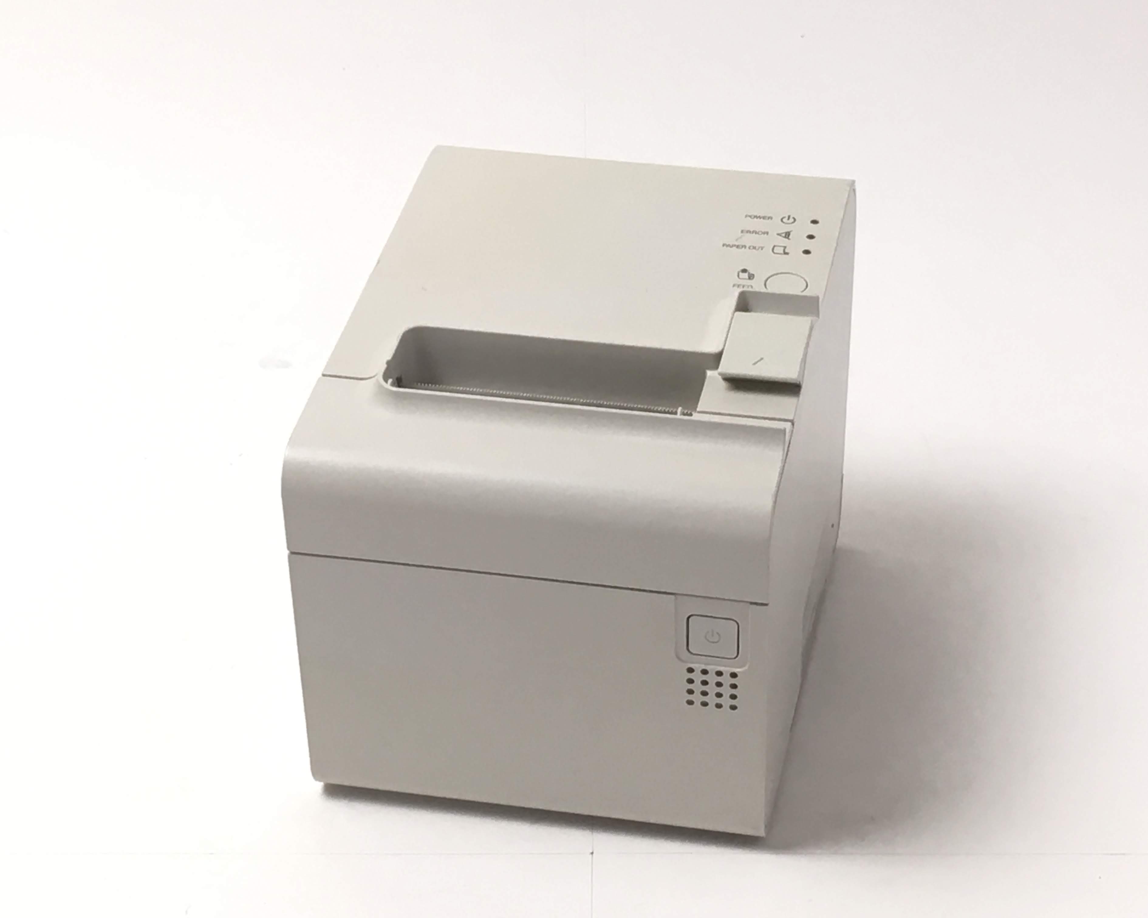 【中古】EPSON レシートプリンタ TM-T90(USB/80mm)ホワイト　メイン画像