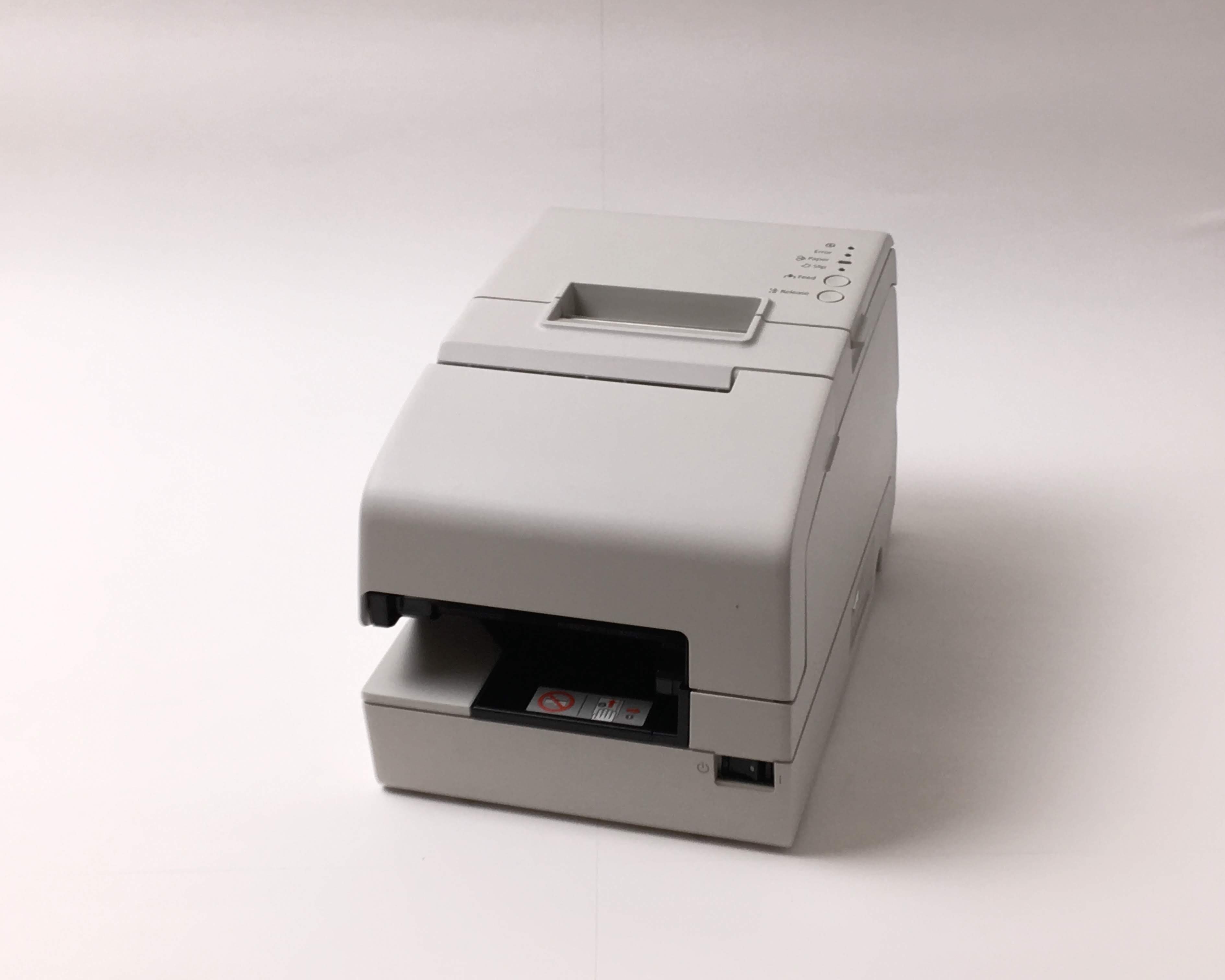 【中古】EPSON レシートプリンタ TM-H6000IV(USB・RS232C/80mm)ホワイト　メイン画像