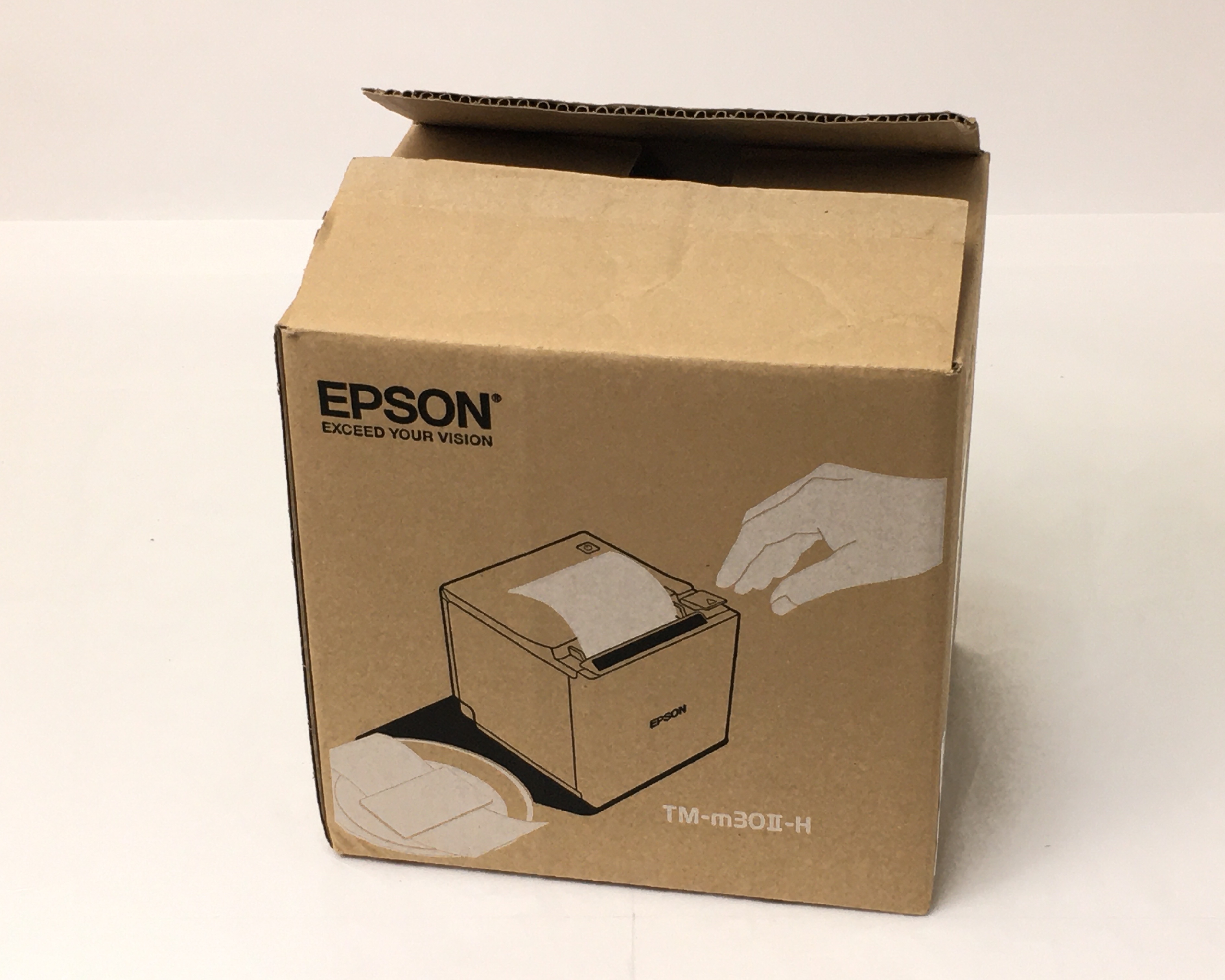 【中古】EPSON レシートプリンタ TM-M30II (USB・LAN・Bluetooth/80/58mm)ブラック　メイン画像