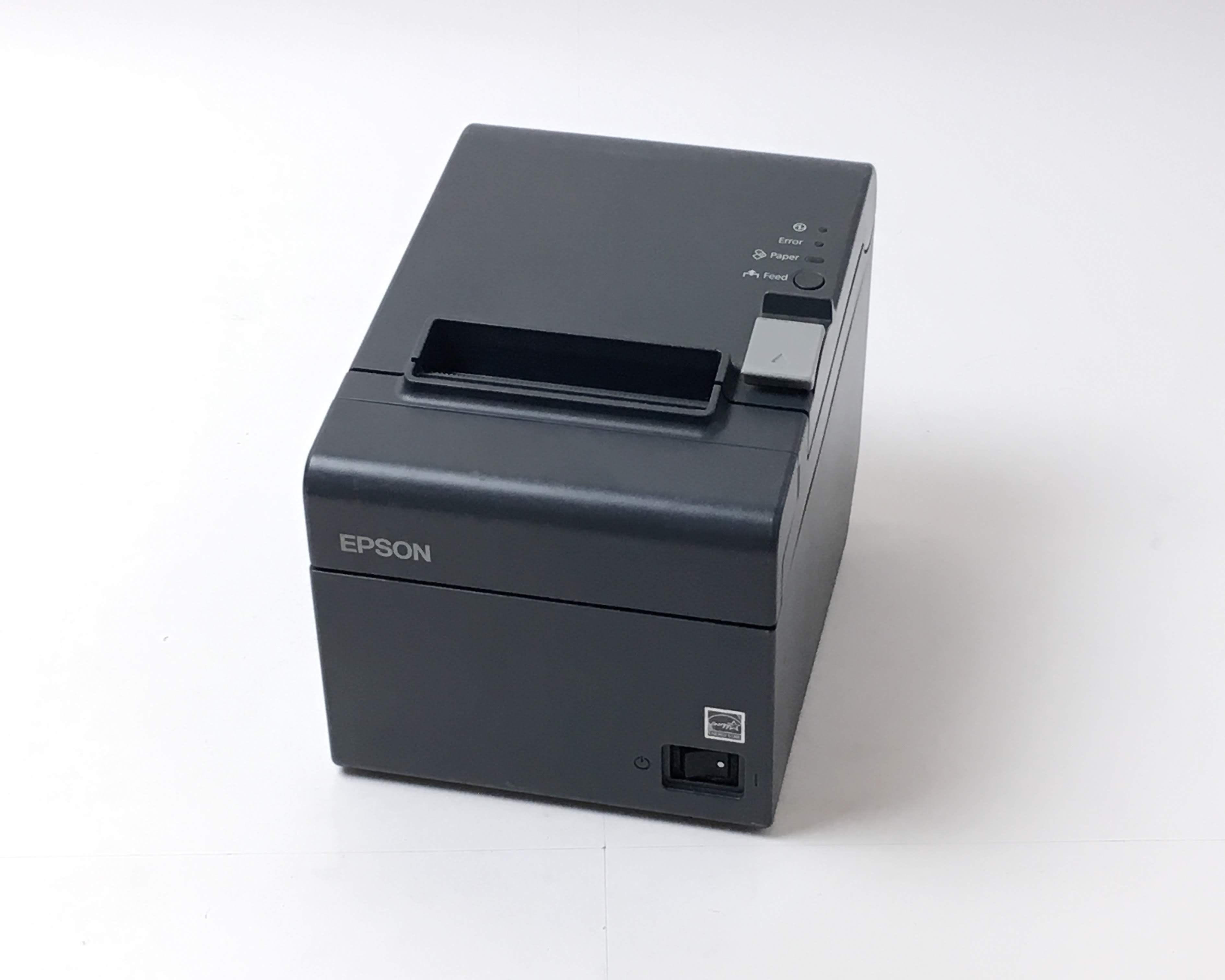 【中古】EPSON レシートプリンタ TM-T20(USB/80mm)ブラック　本体画像