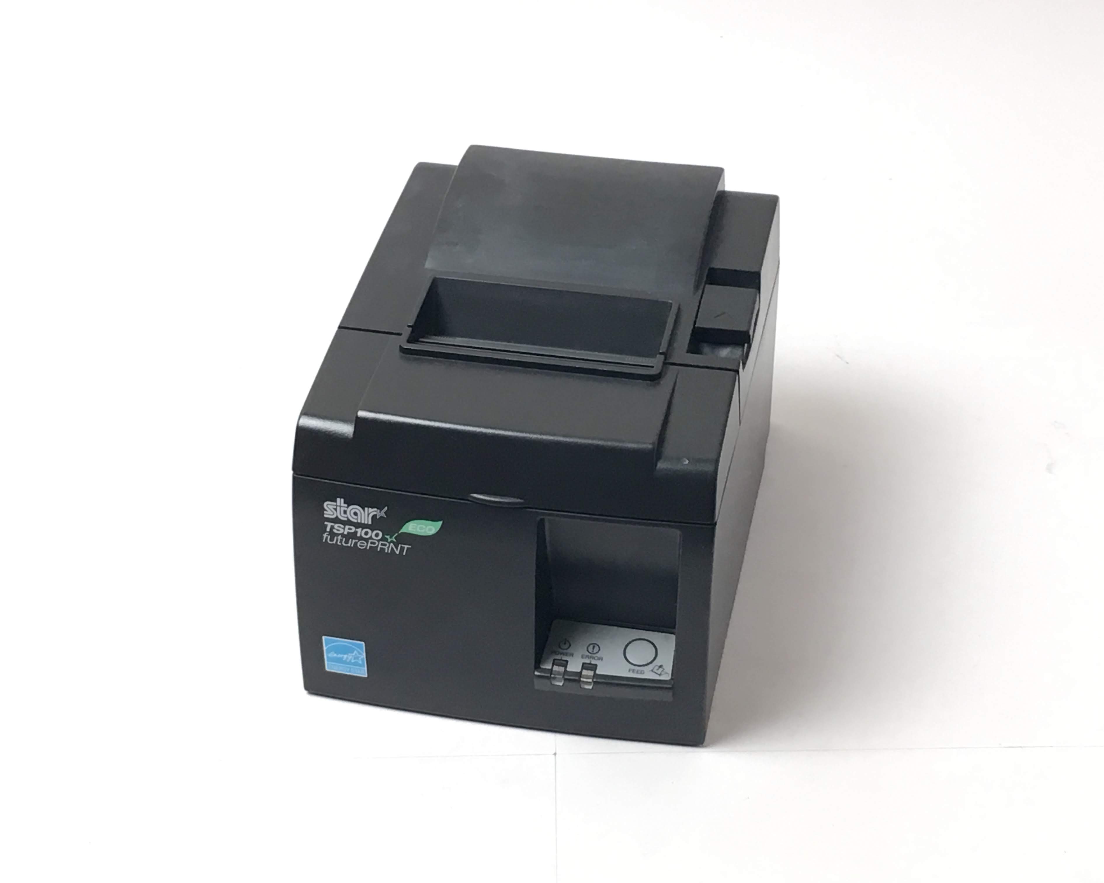 【中古】STARレシートプリンタ TSP143II(USB/58mm)ブラック　メイン画像