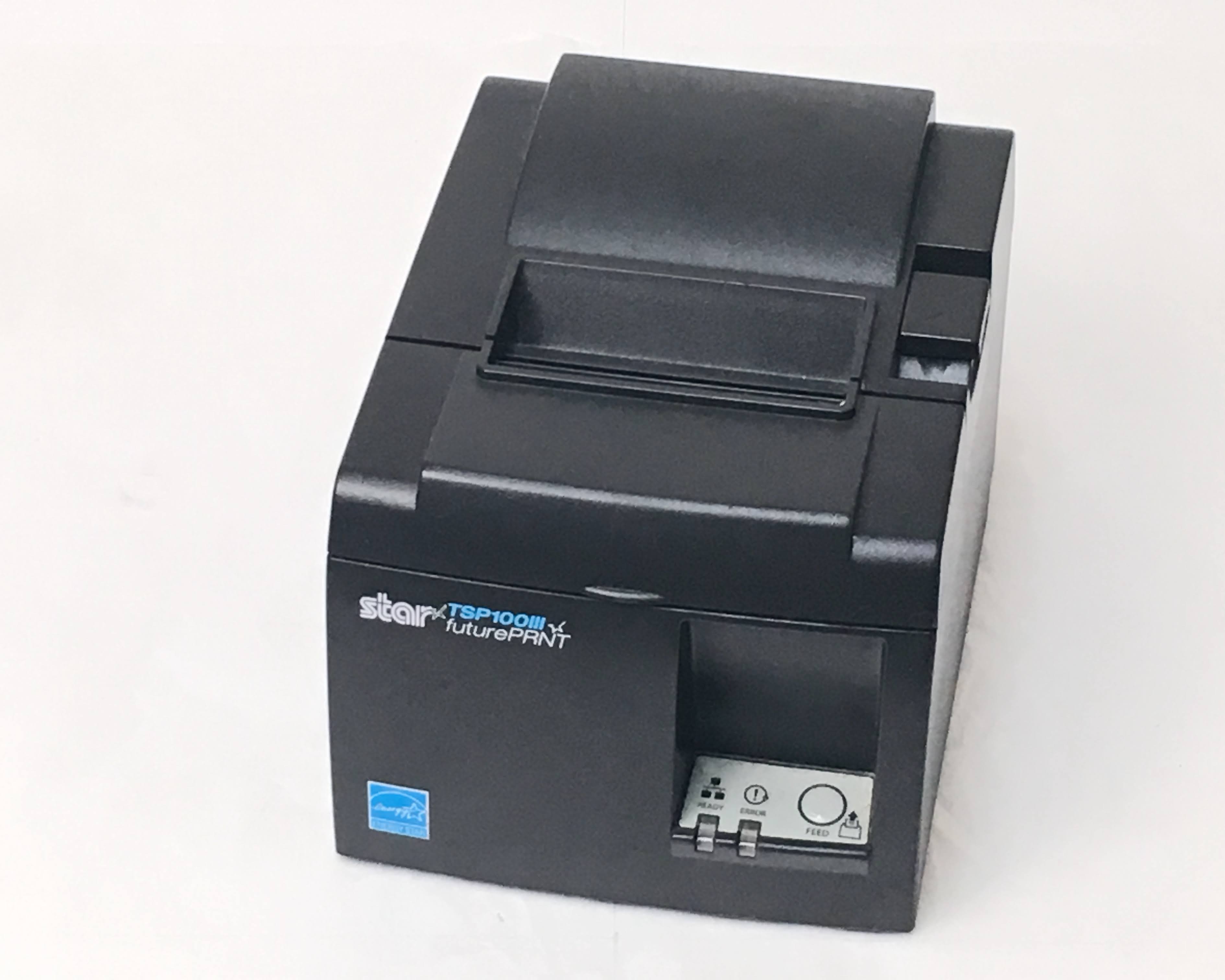 【中古】レシートプリンタ　Star TSP143III (LAN/80mm)グレー　メイン画像