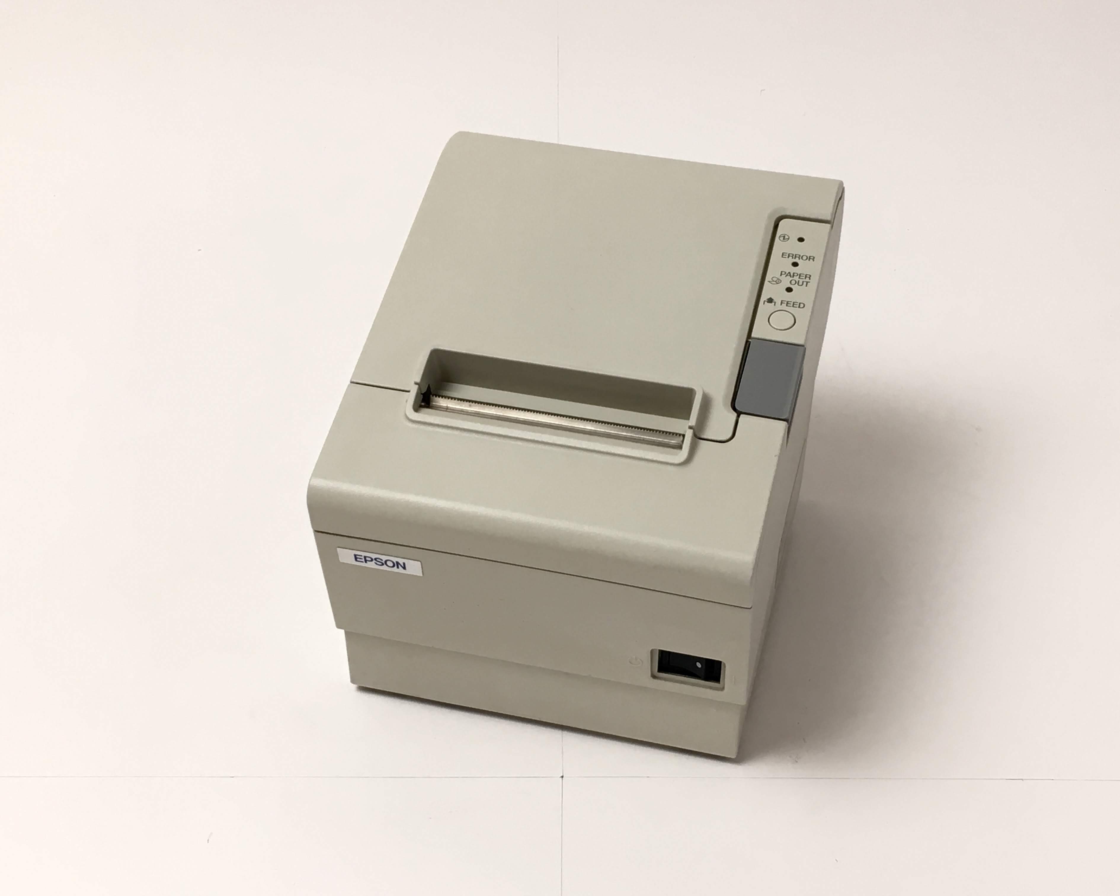【中古】EPSON レシートプリンタ TM-T884 (RS232C/80mm)ホワイト　メイン画像