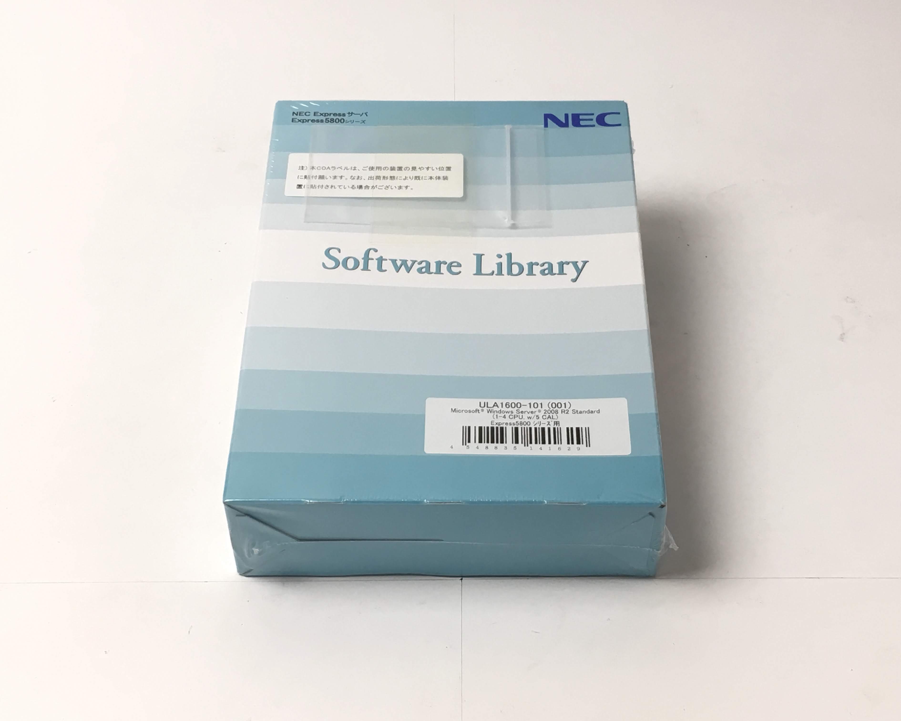 【新品】NEC Express5800シリーズ　Windows Server 2008 R2 Standard　メイン画像