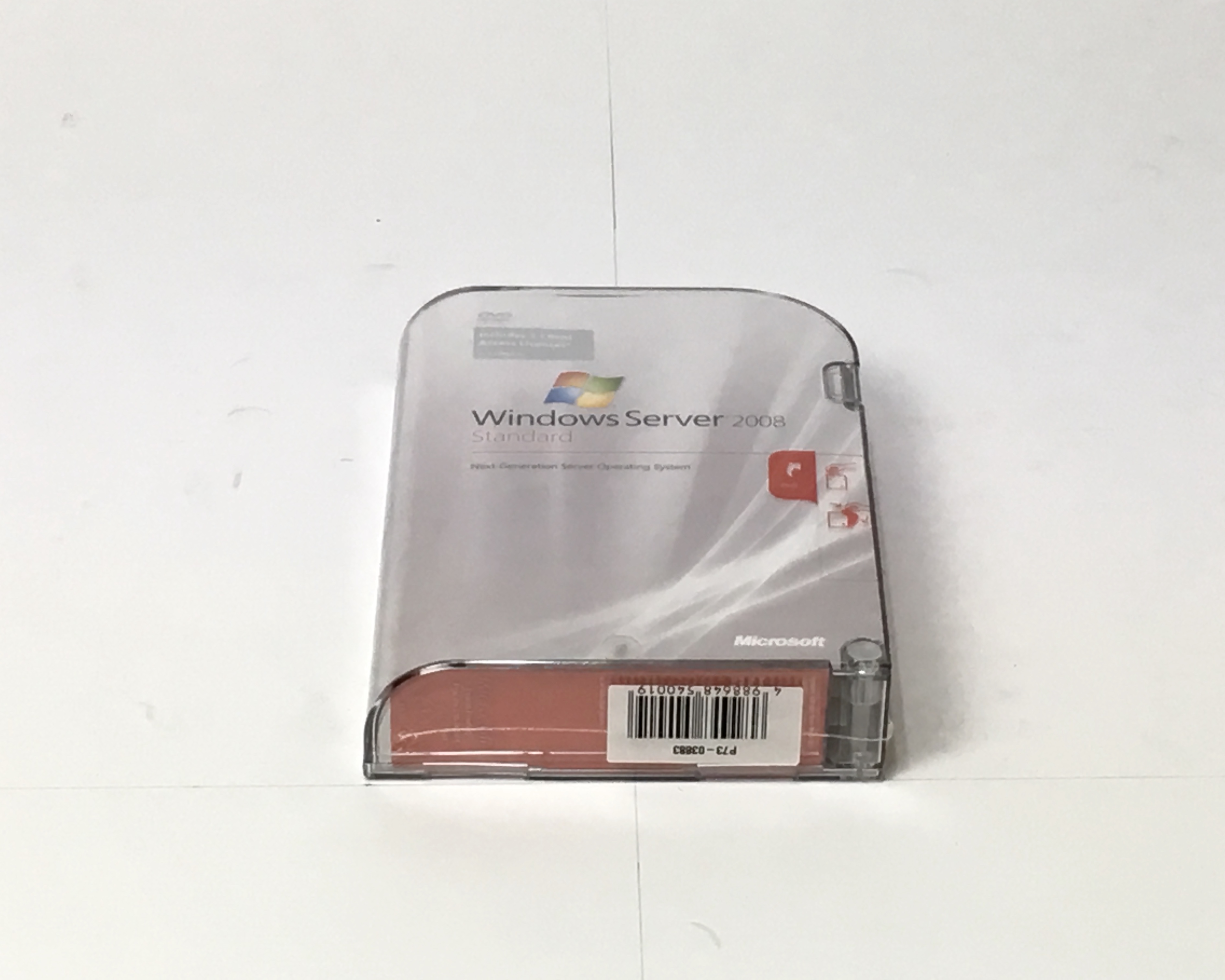【新品】Windows Server 2008 Standard 英語版(5クライアント アクセス ライセンス付)　メイン画像