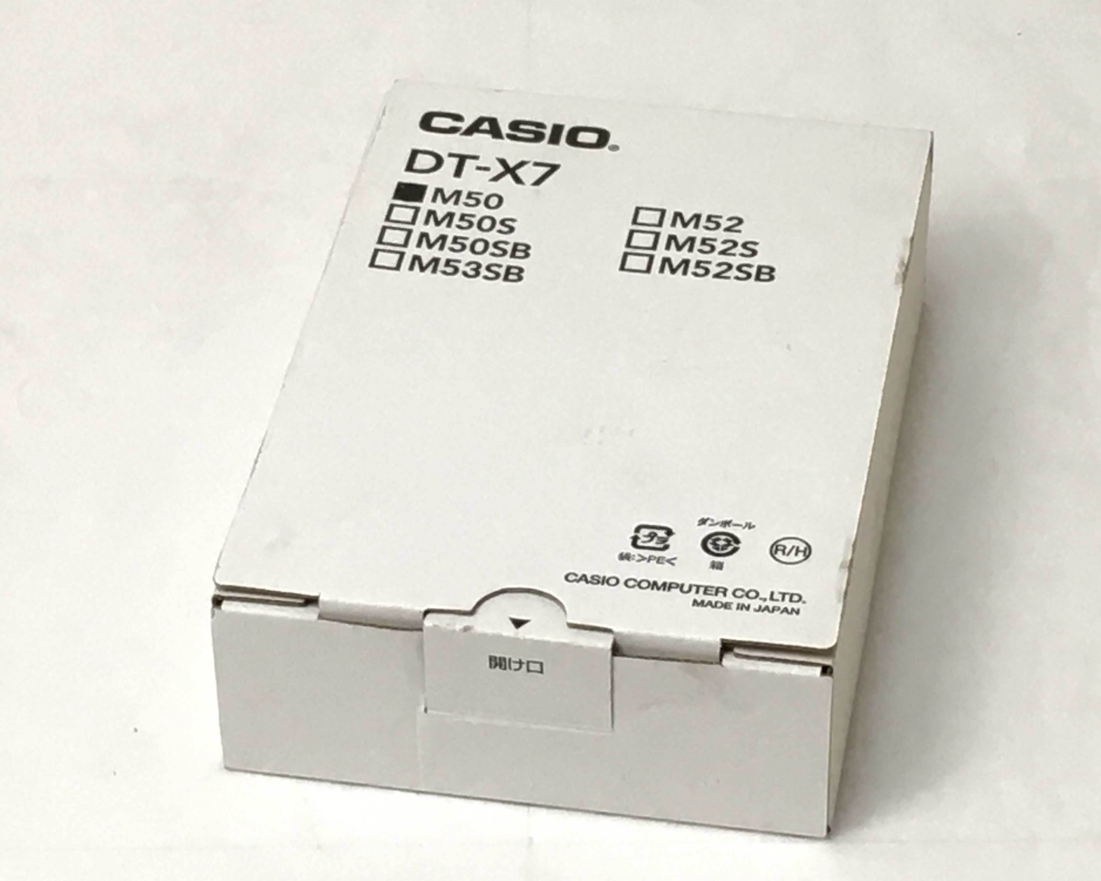 【新品】CASIO DT-X7M50(未使用)　メイン画像