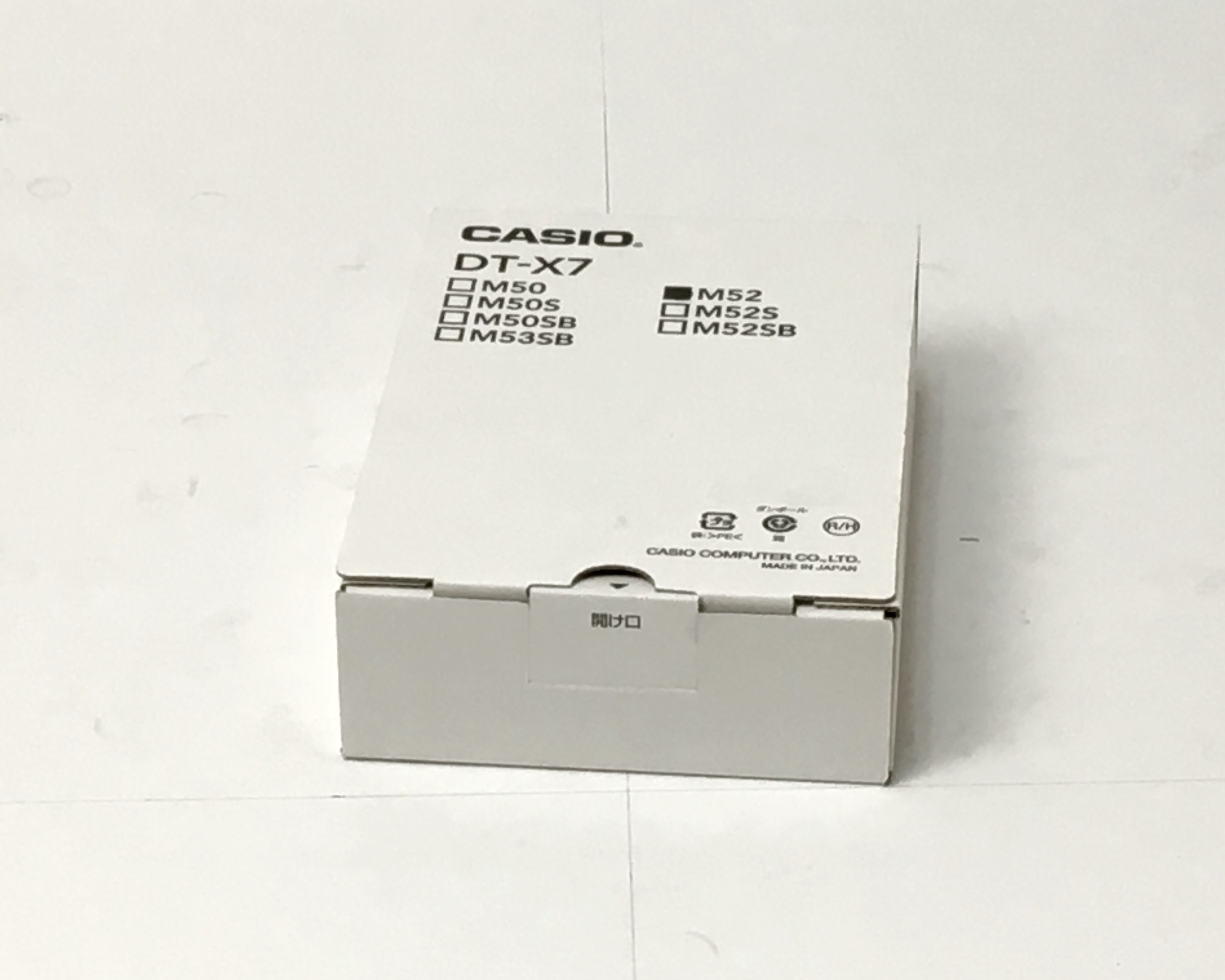 【新品】CASIO DT-X7M52　メイン画像