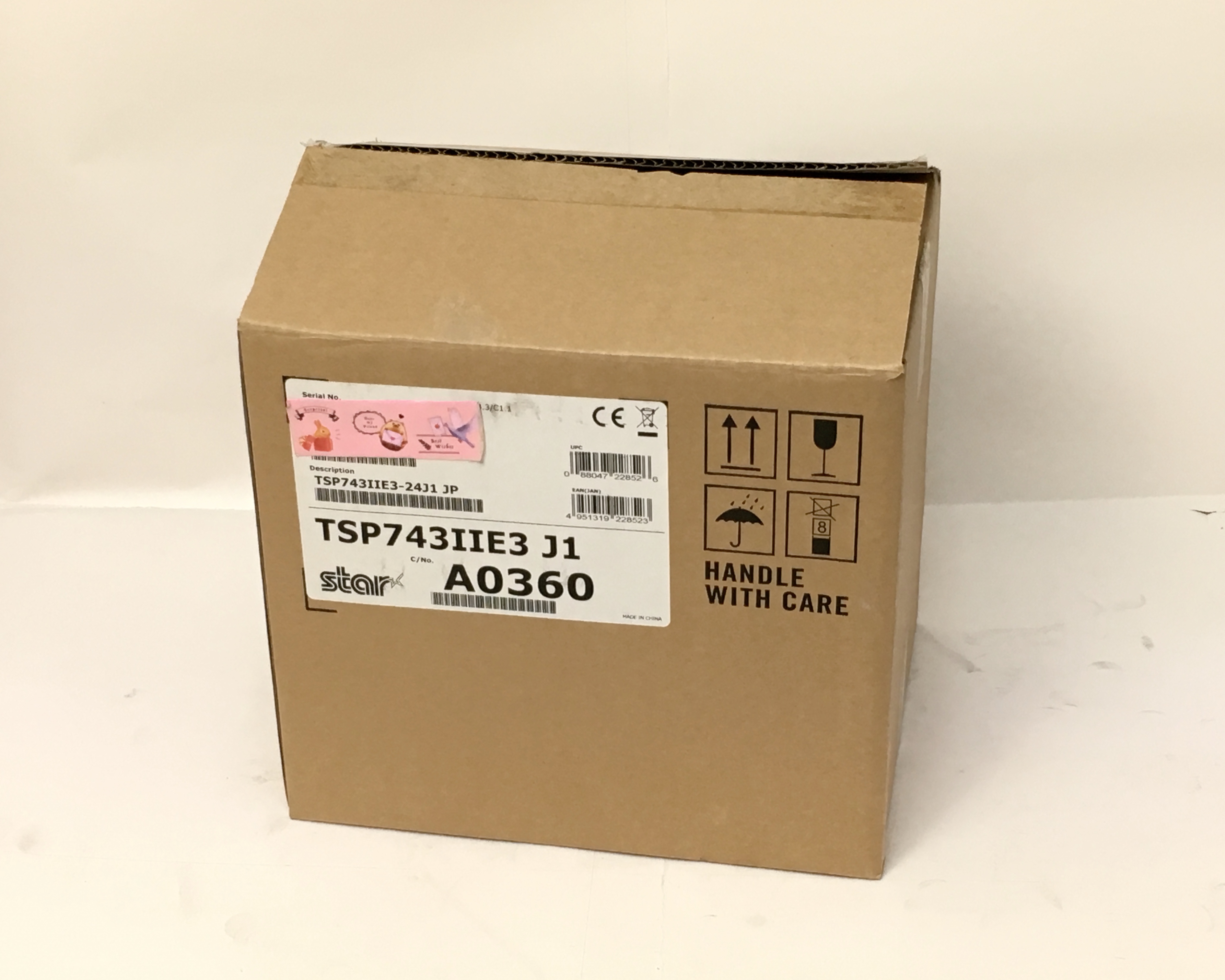 【新品】Star レシートプリンター　TSP743II E3-LFX (LAN)ホワイト(電源別売)　メイン画像