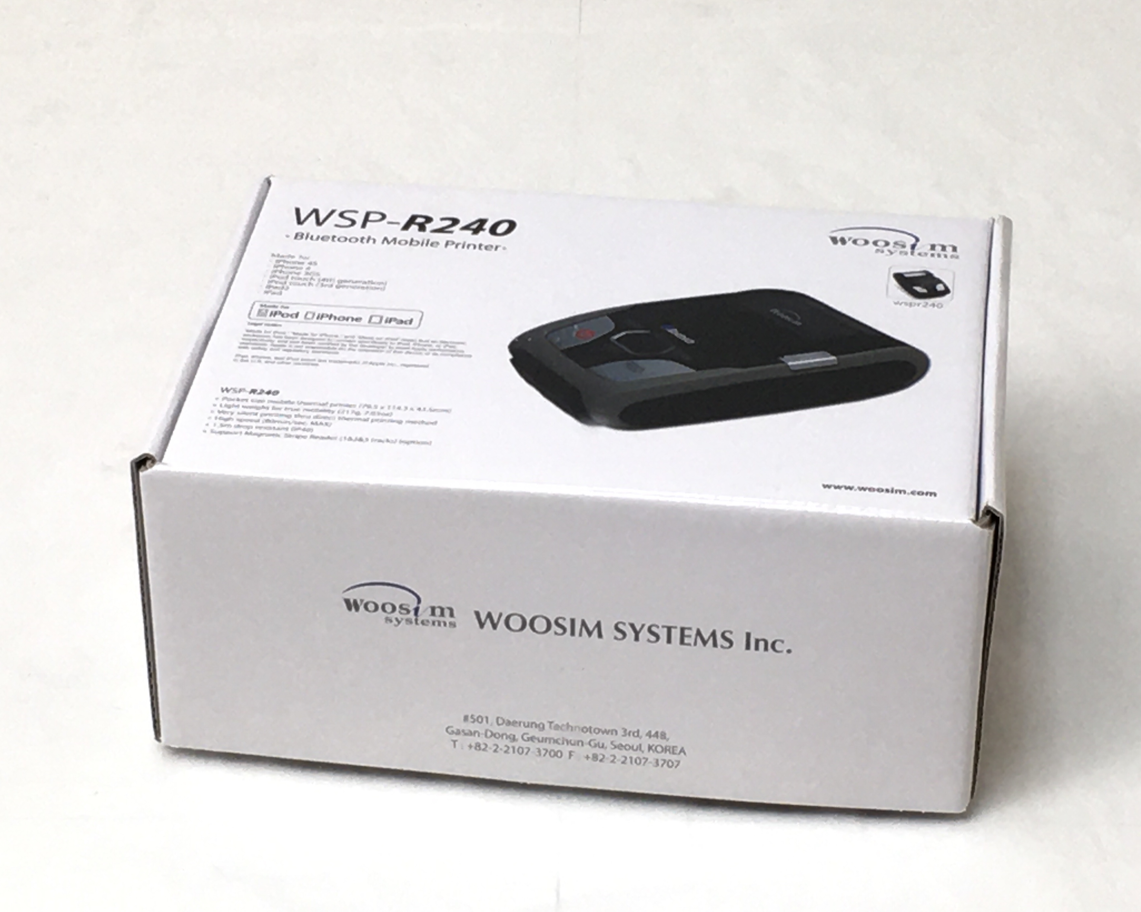 【新品】モバイルプリンター　WSP-R240　メイン画像