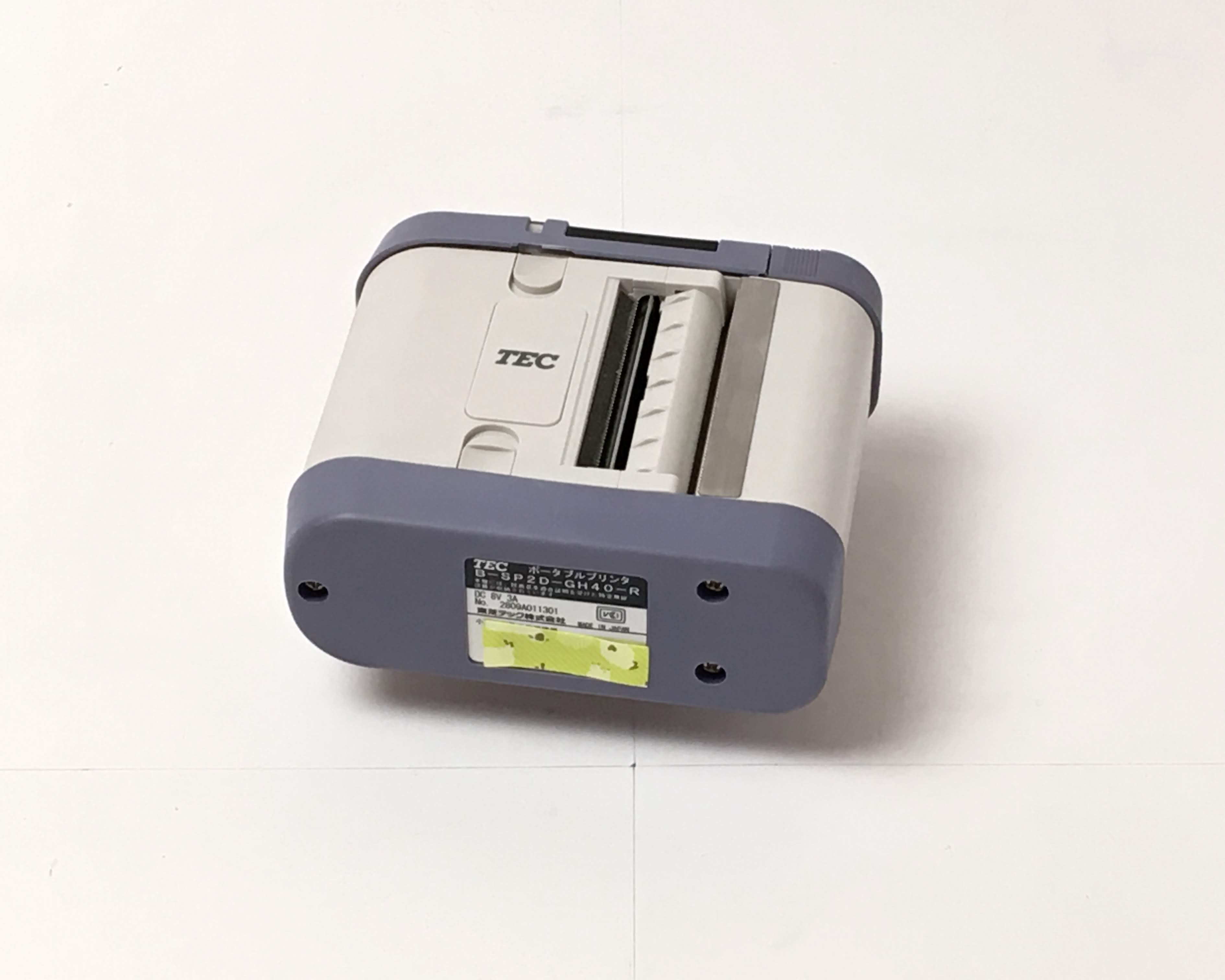 【優良中古】TECポータブルプリンター B-SP2D-GH40-R 無線LAN　メイン画像