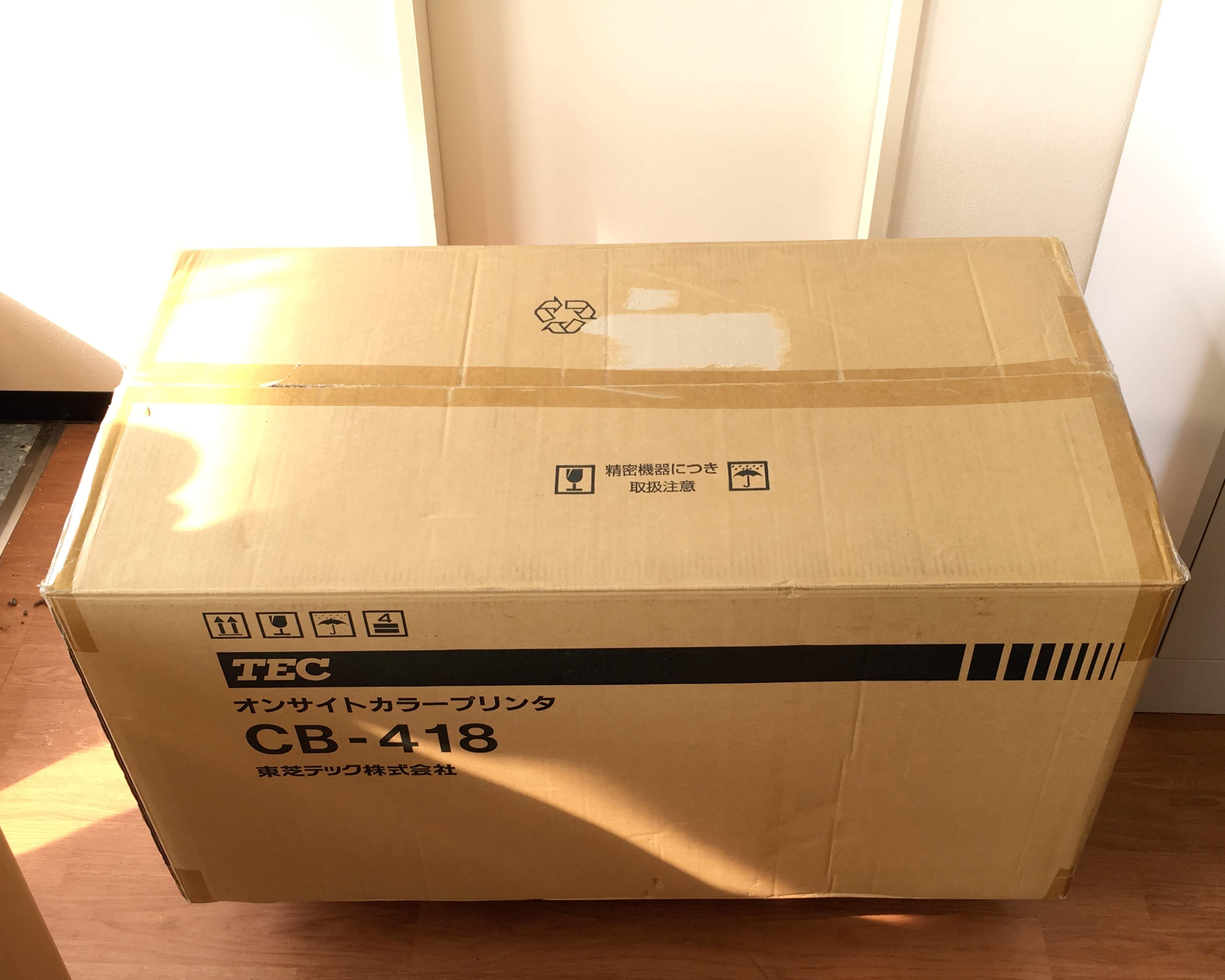 【優良中古】TEC カラープリンター　CB-418-T3　標準仕様　メイン画像