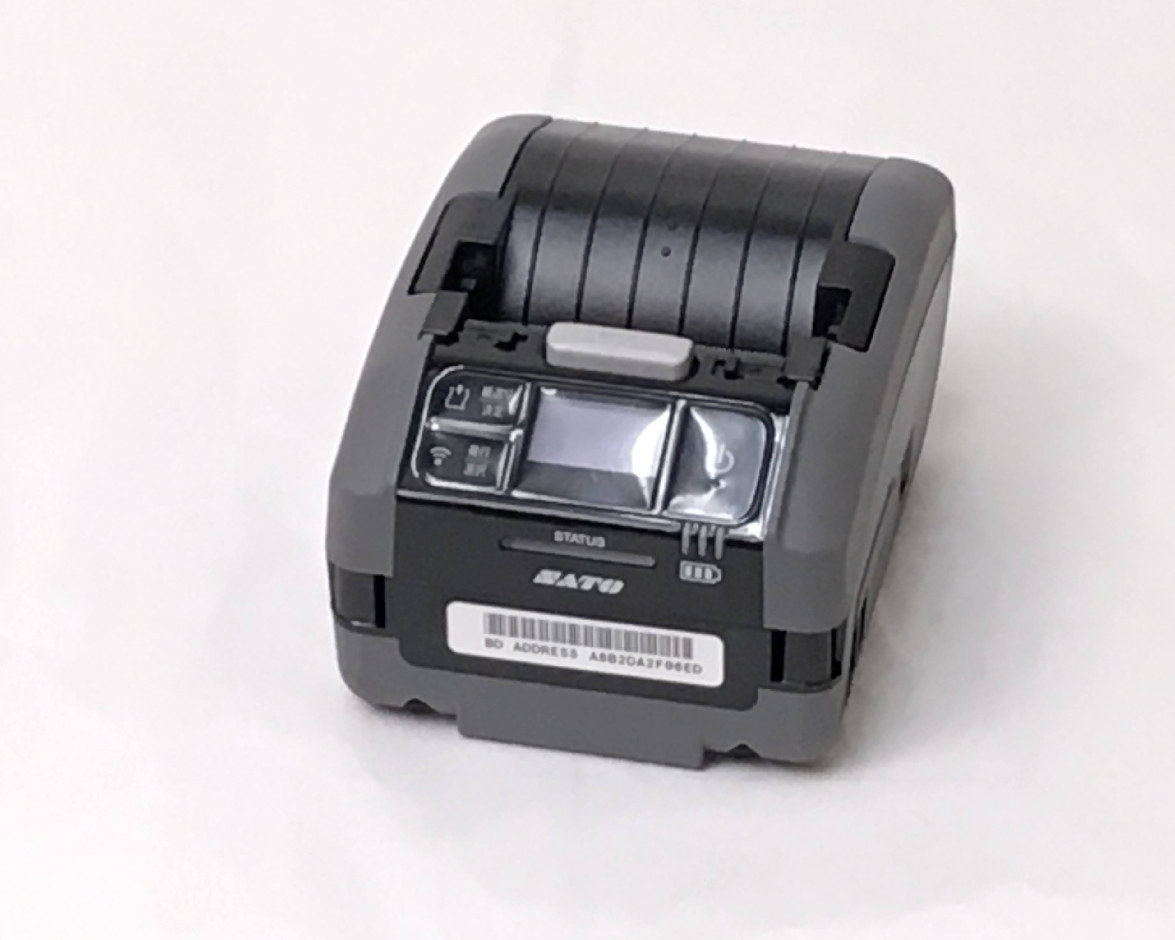 【優良中古】SATO モバイルプリンター　PW208 W-LAN　ほぼ未使用　本体画像