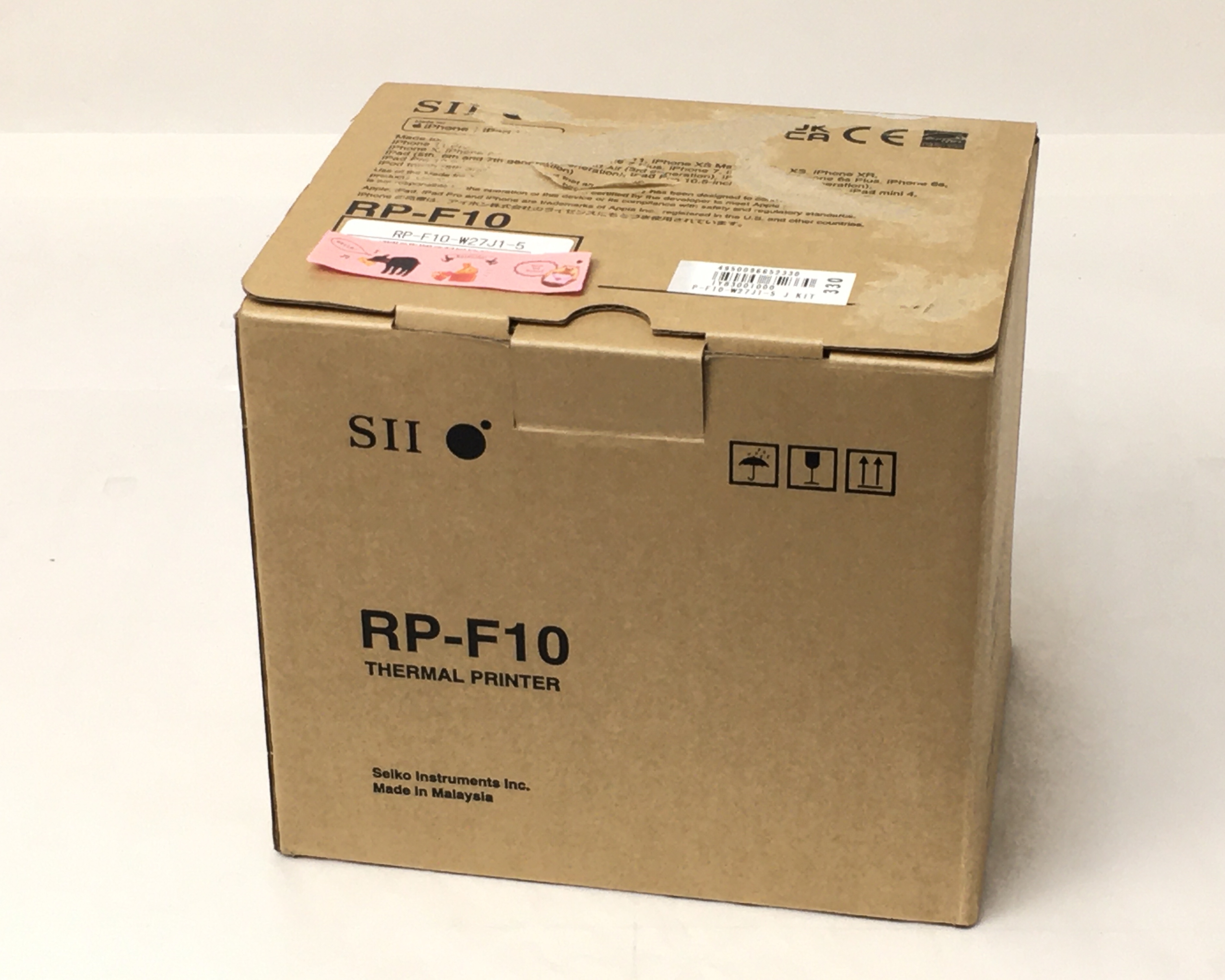 【優良中古】SII レシートプリンター　RP-F10-W27J1-5(Blutooth/80mm)　メイン画像