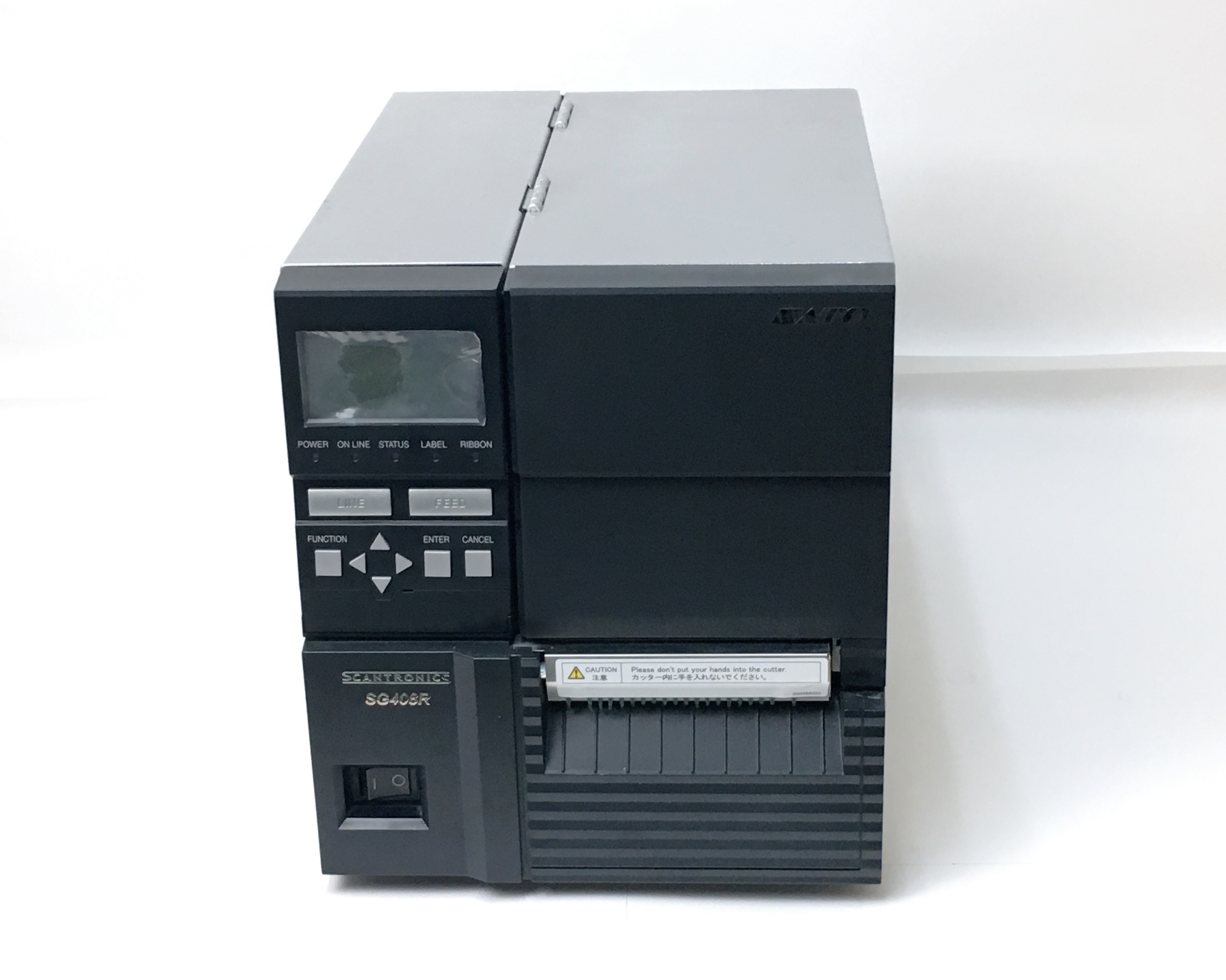【優良中古】SATOスキャントロニクス SG408 自動カッター付(LAN)　メイン画像