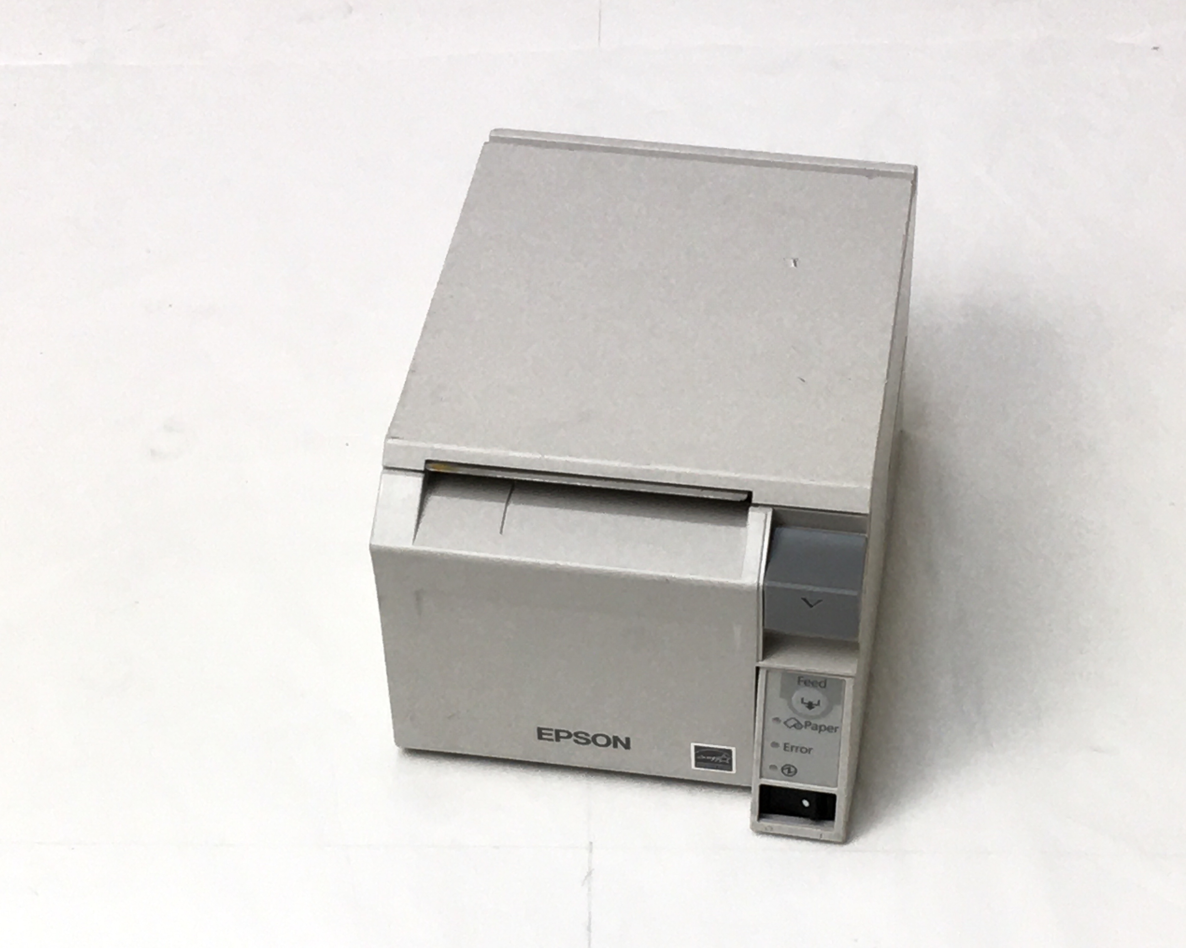 【優良中古】EPSON レシートプリンタ TM-T702 (USB/80mm)ホワイト　メイン画像