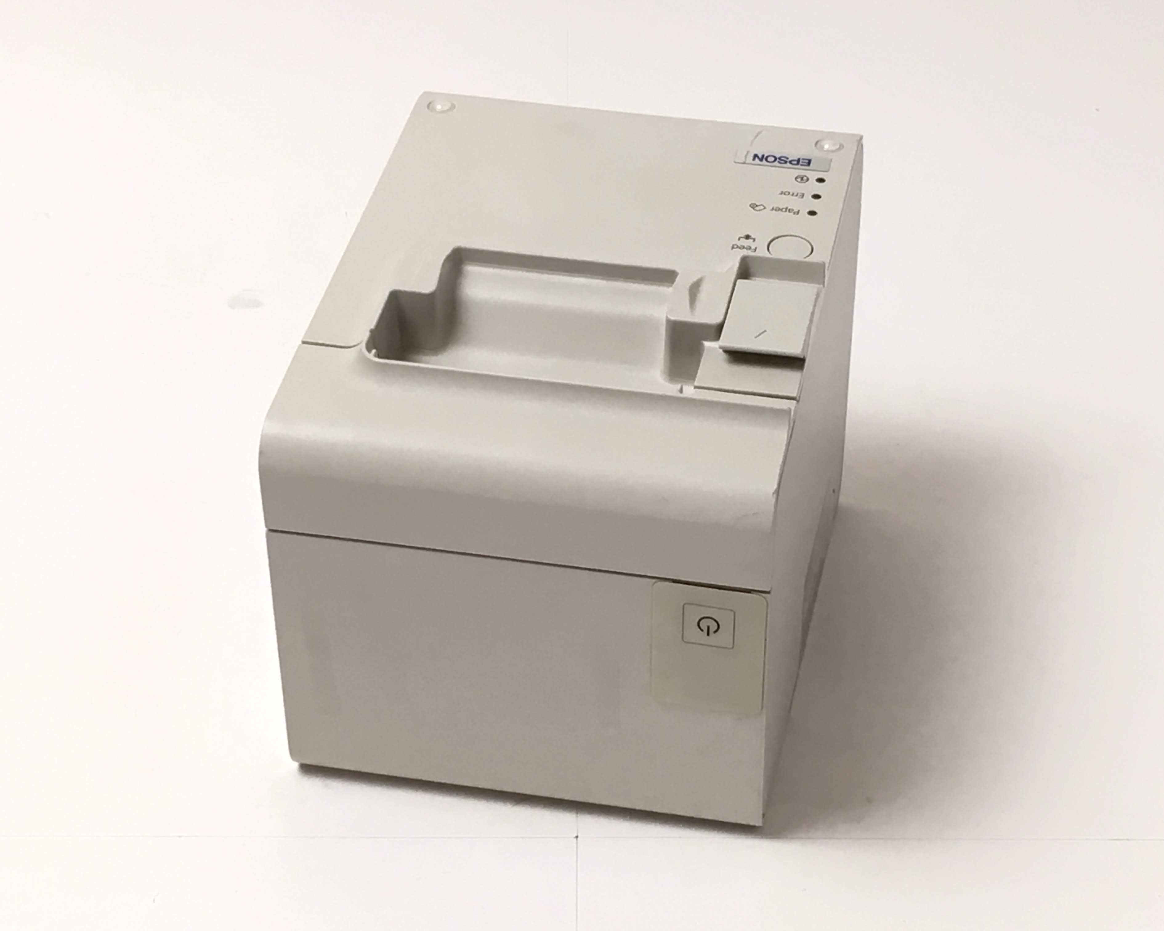 【優良中古】レシートプリンタ　EPSON TM-T90KP(無線LAN/80mm)ホワイト　メイン画像