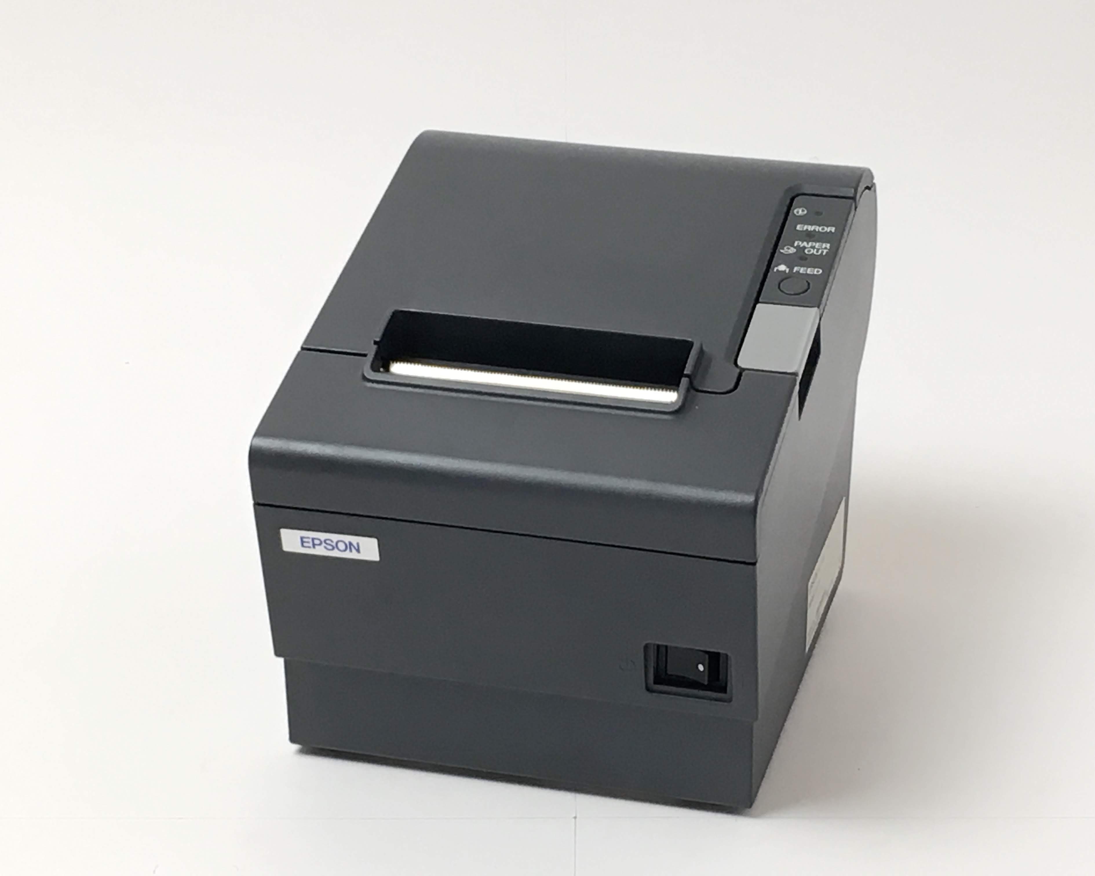 【優良中古】EPSON レシートプリンタ TM-T884(LAN/80mm) ブラック　メイン画像
