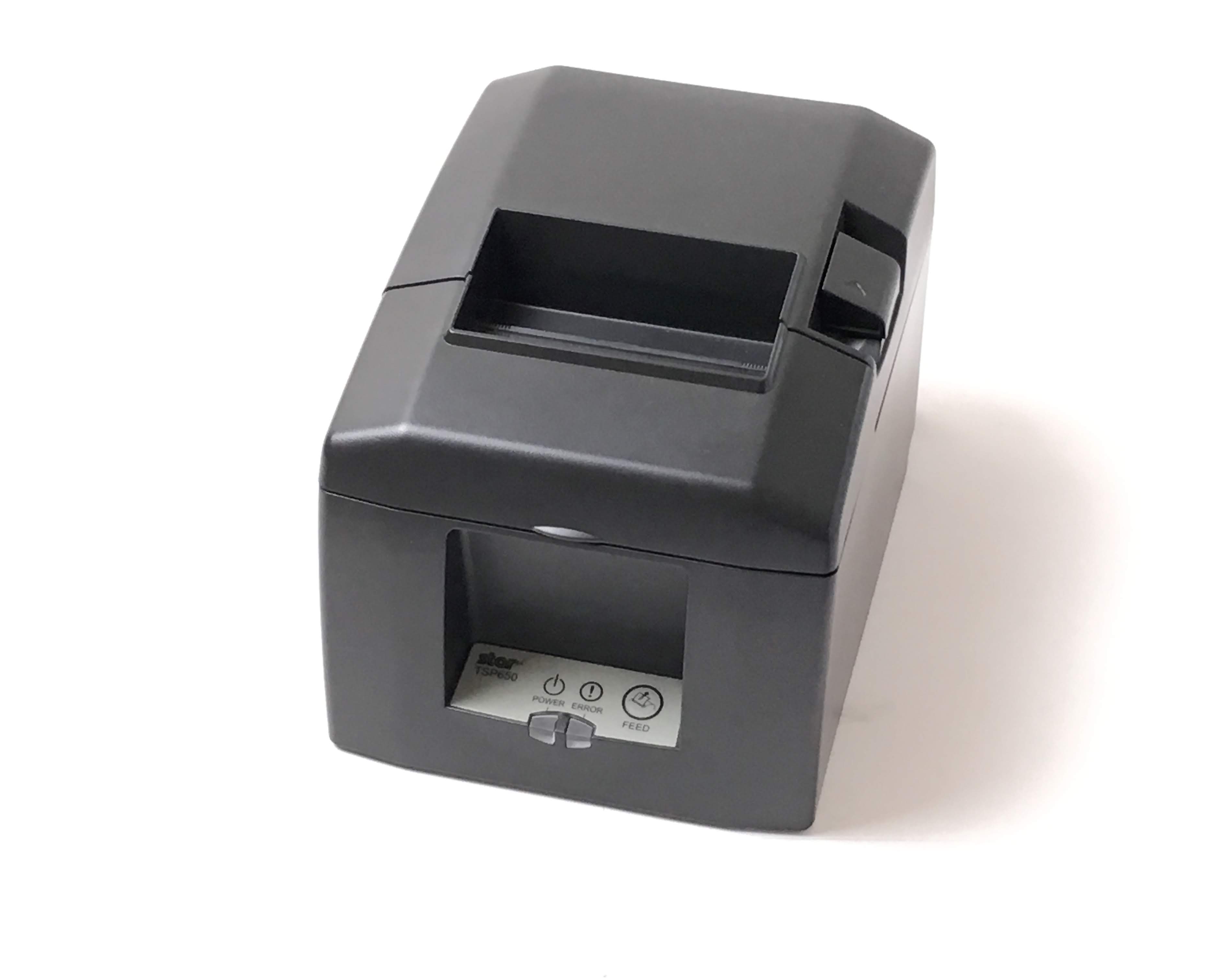 【優良中古】Starレシートプリンタ TSP654(LAN/80mm)ブラック　メイン画像
