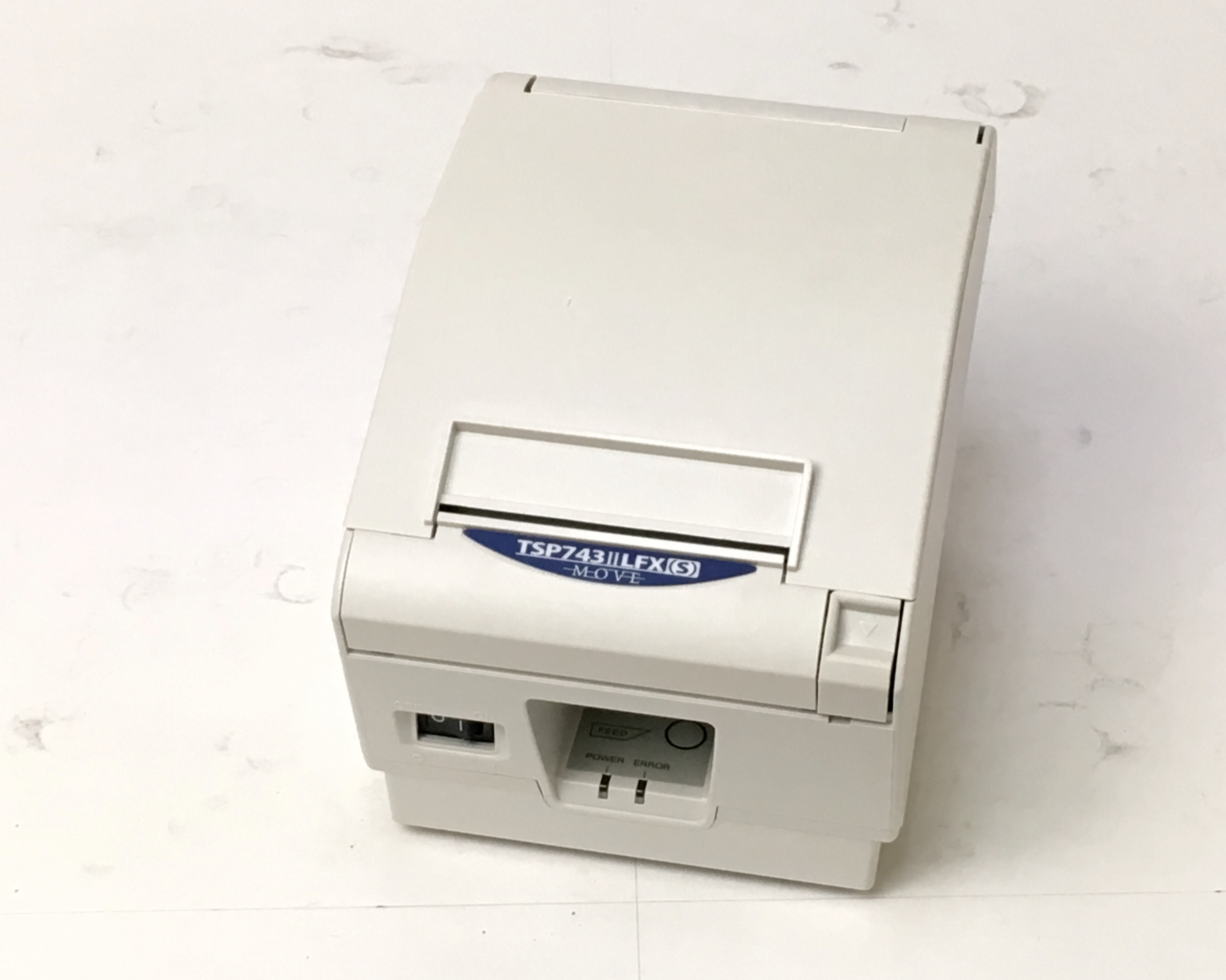 【優良中古】Star レシートプリンター　TSP743II E3-LFX (LAN)ホワイト(電源別売)　メイン画像