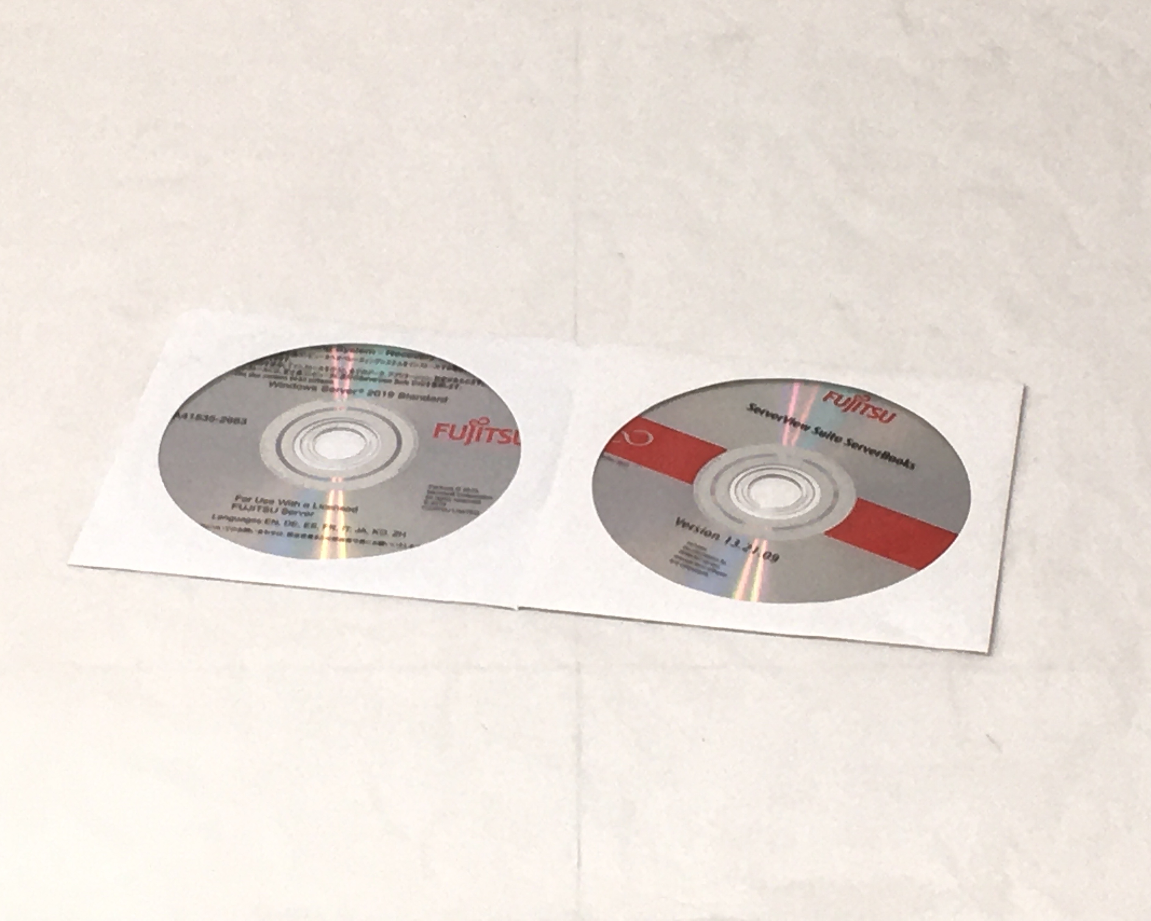 【中古】富士通 PRIMERGY リカバリCD Microsoft Windows Server 2019 Standard　メイン画像