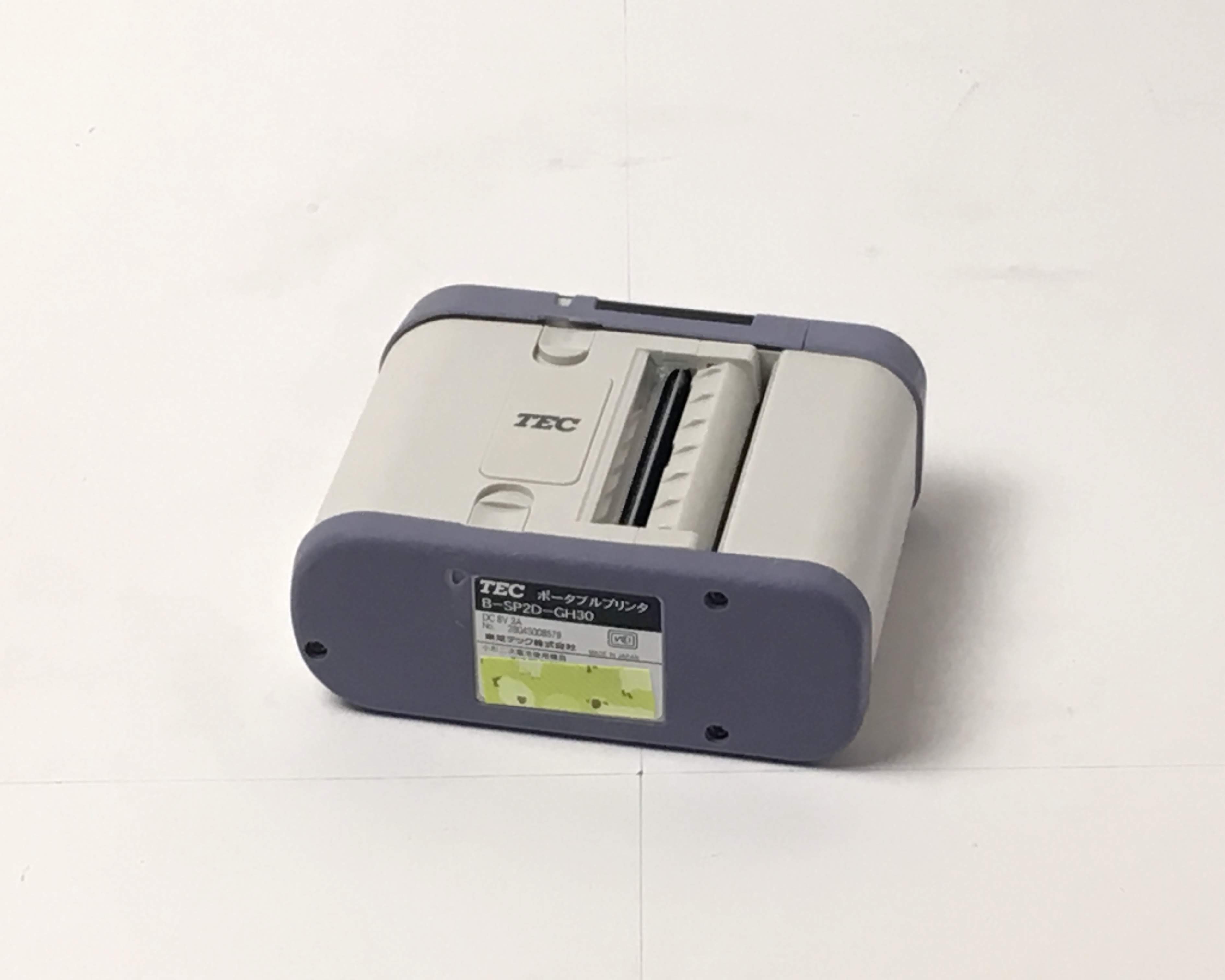 【中古】TECポータブルプリンター B-SP2D-GH30　メイン画像