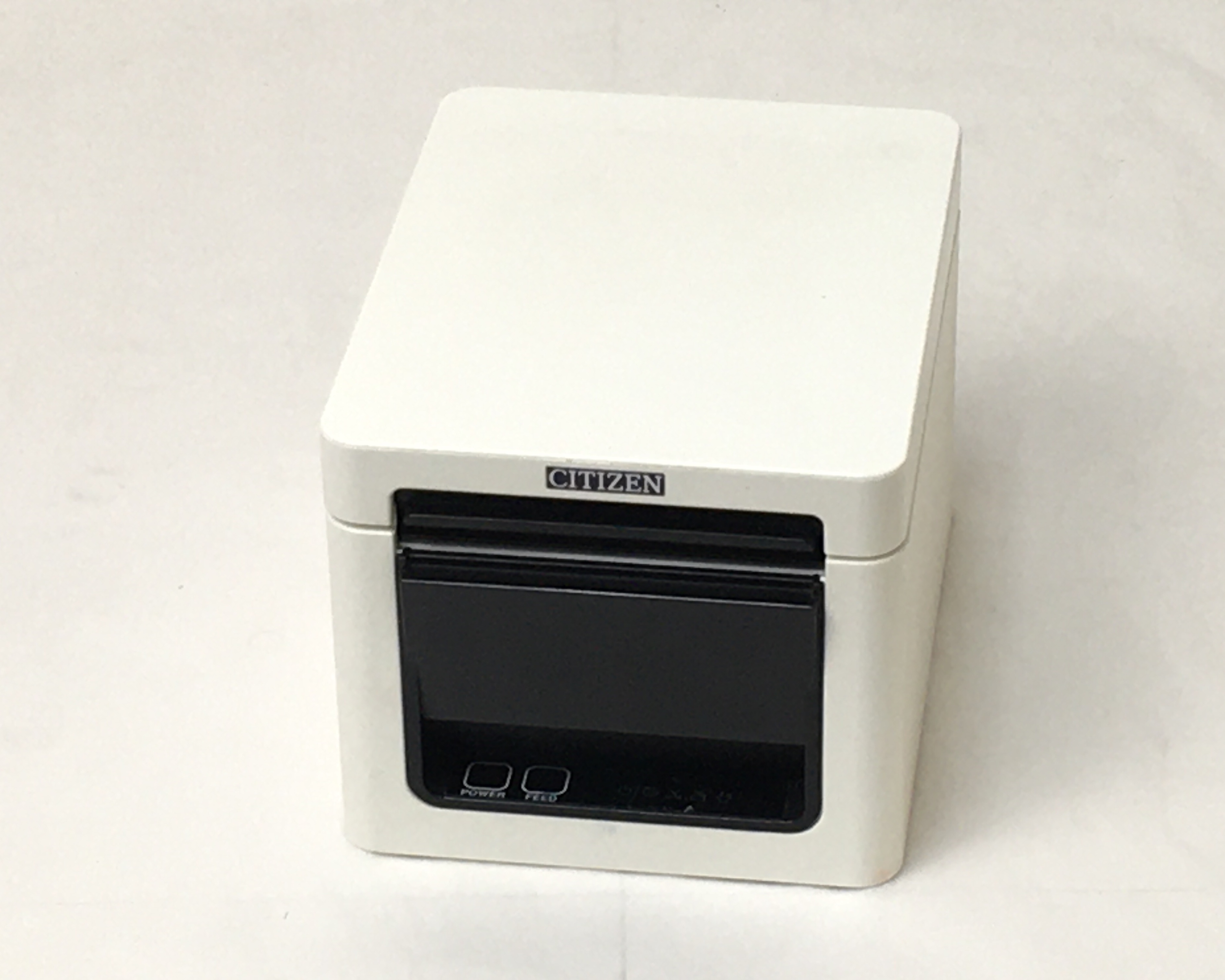 【中古】CITIZEN レシートプリンタ CT-S255(RS232C・USB/80mm)　ホワイト　メイン画像