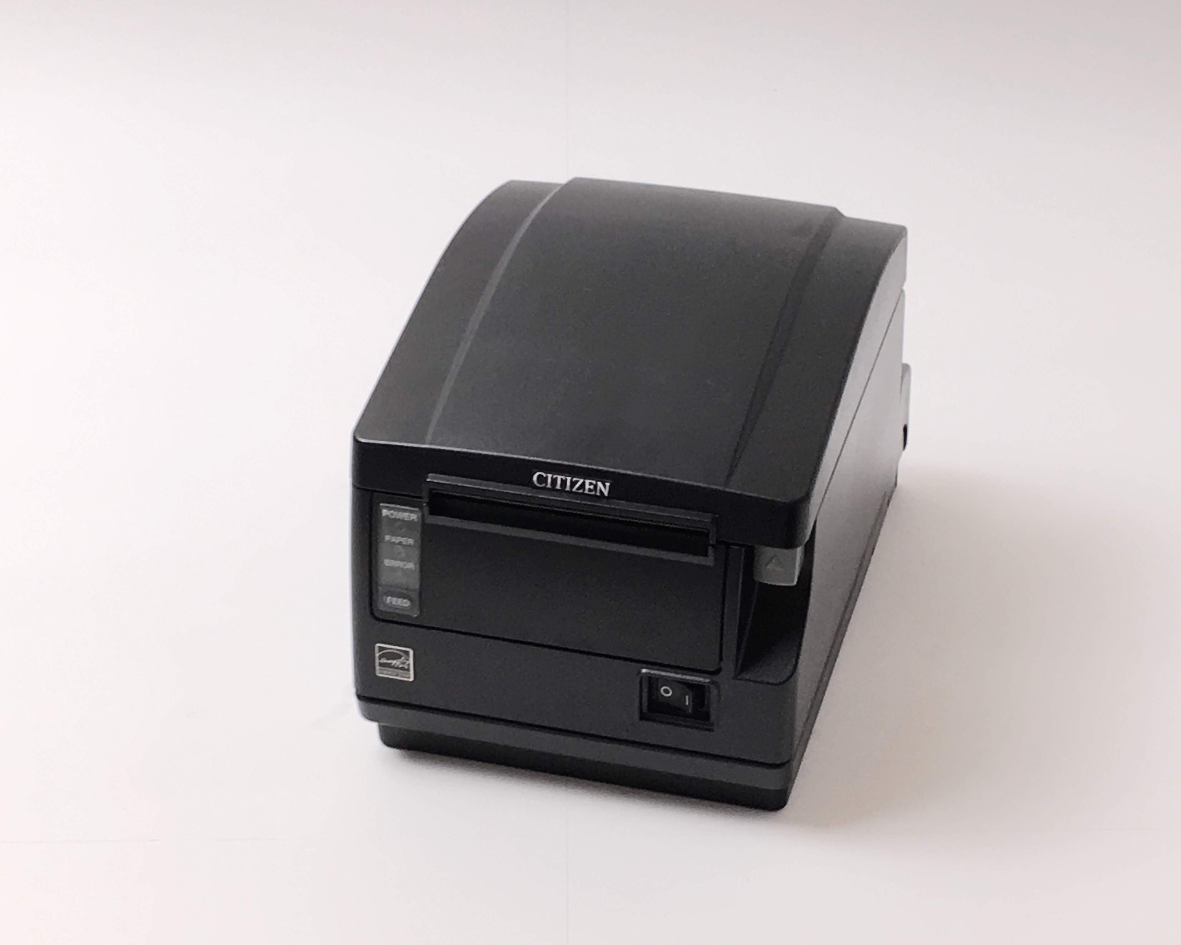 【中古】CITIZEN レシートプリンタ　CT-S651(LAN/80mm)グレー　メイン画像
