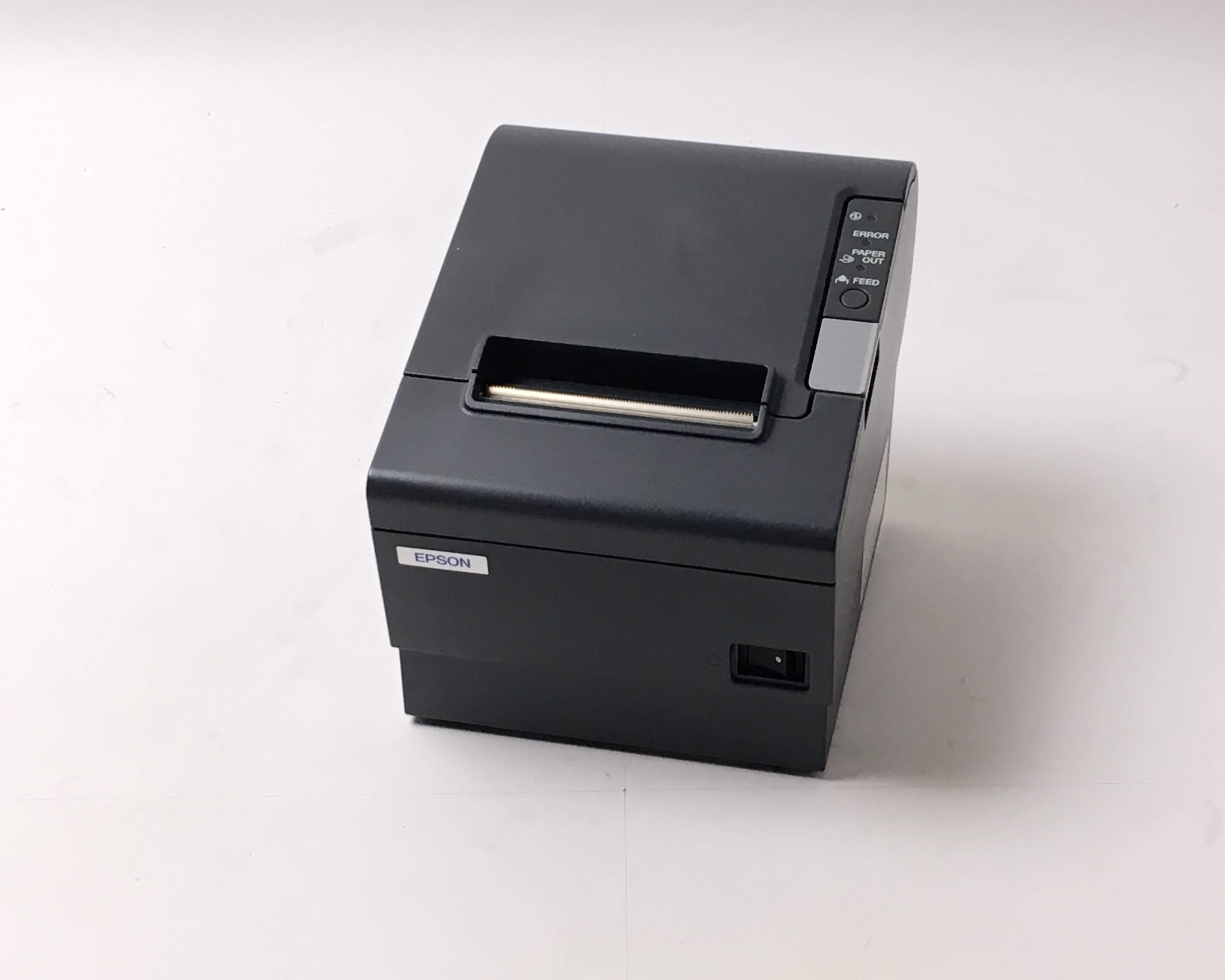 【中古】EPSONレシートプリンタ TM-T884(USB/80mm)ブラック　メイン画像