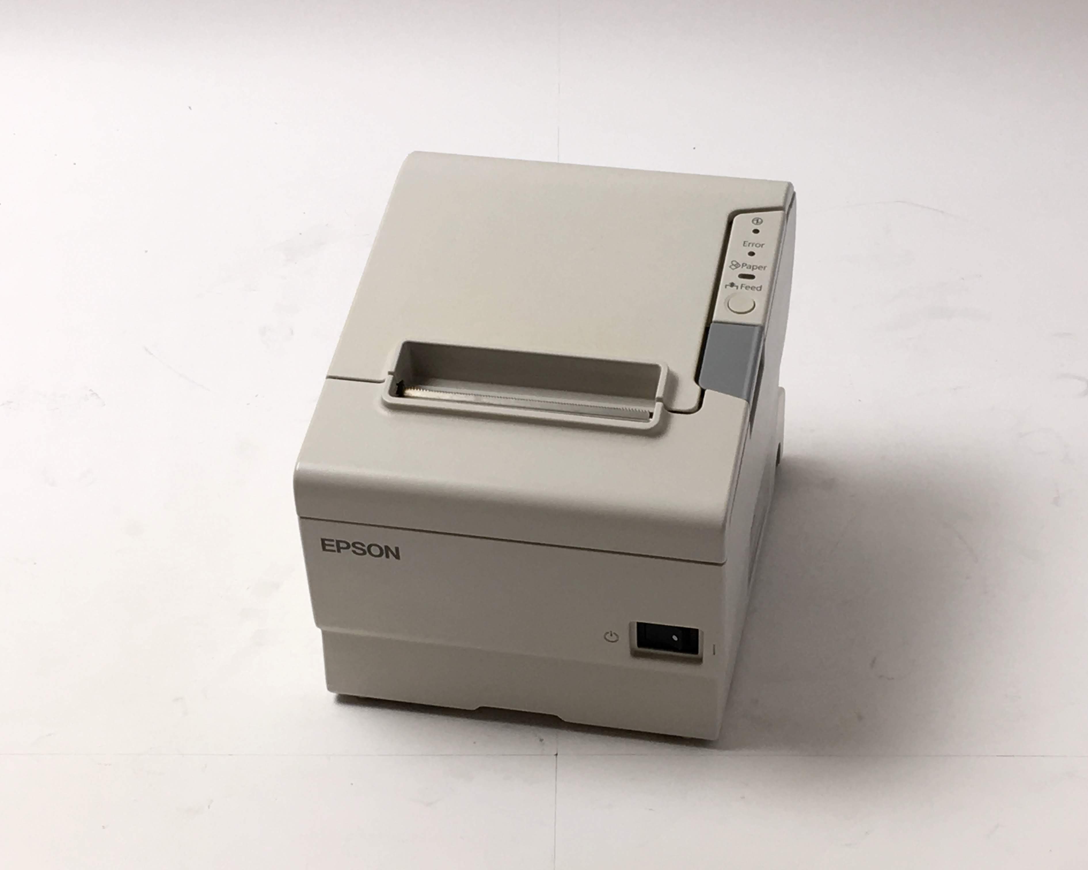 【中古】EPSON レシートプリンター　TM-T885(RS232C/80mm)ホワイト　メイン画像