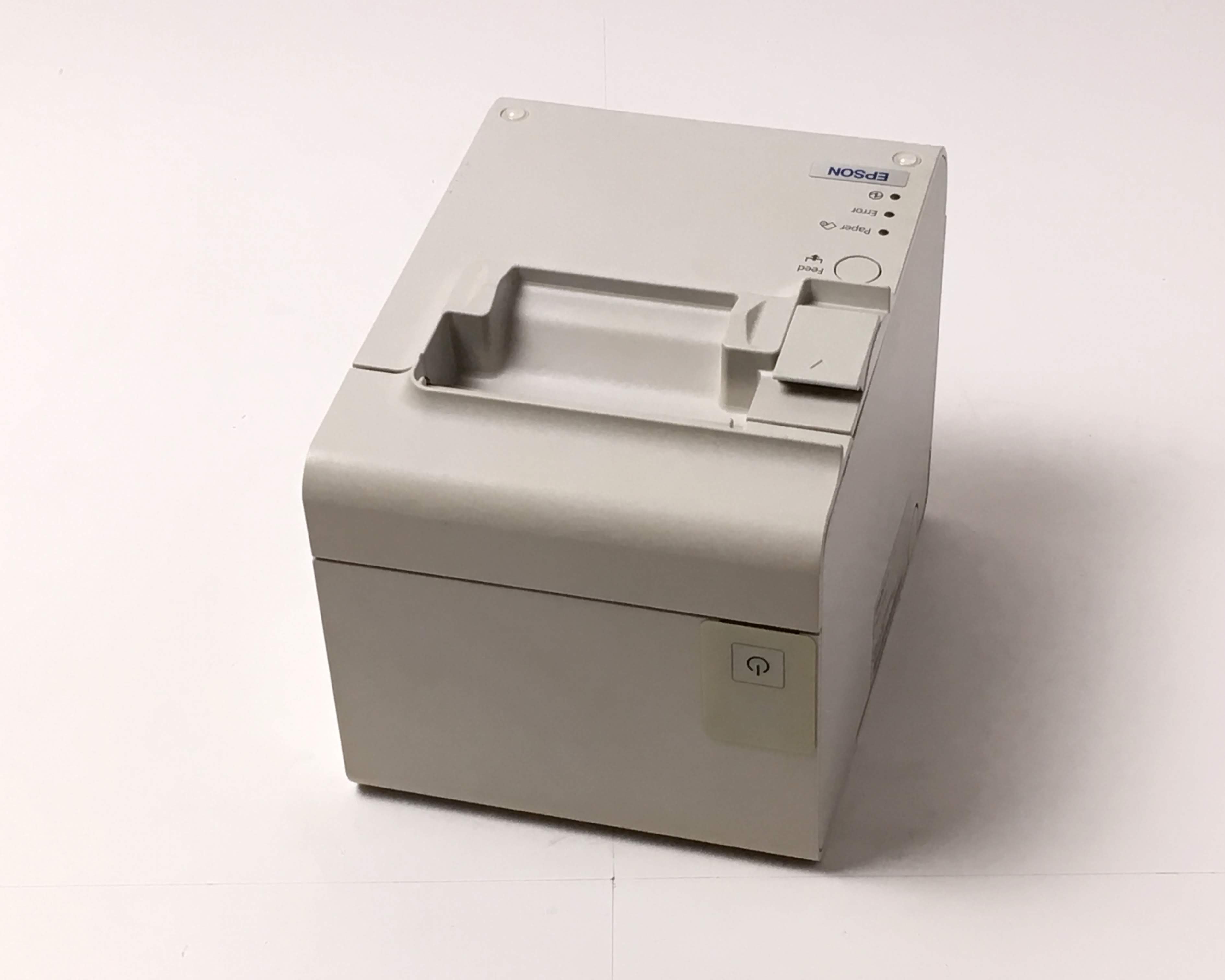 【中古】レシートプリンタ　EPSON TM-T90KP(無線LAN/80mm)ホワイト　メイン画像