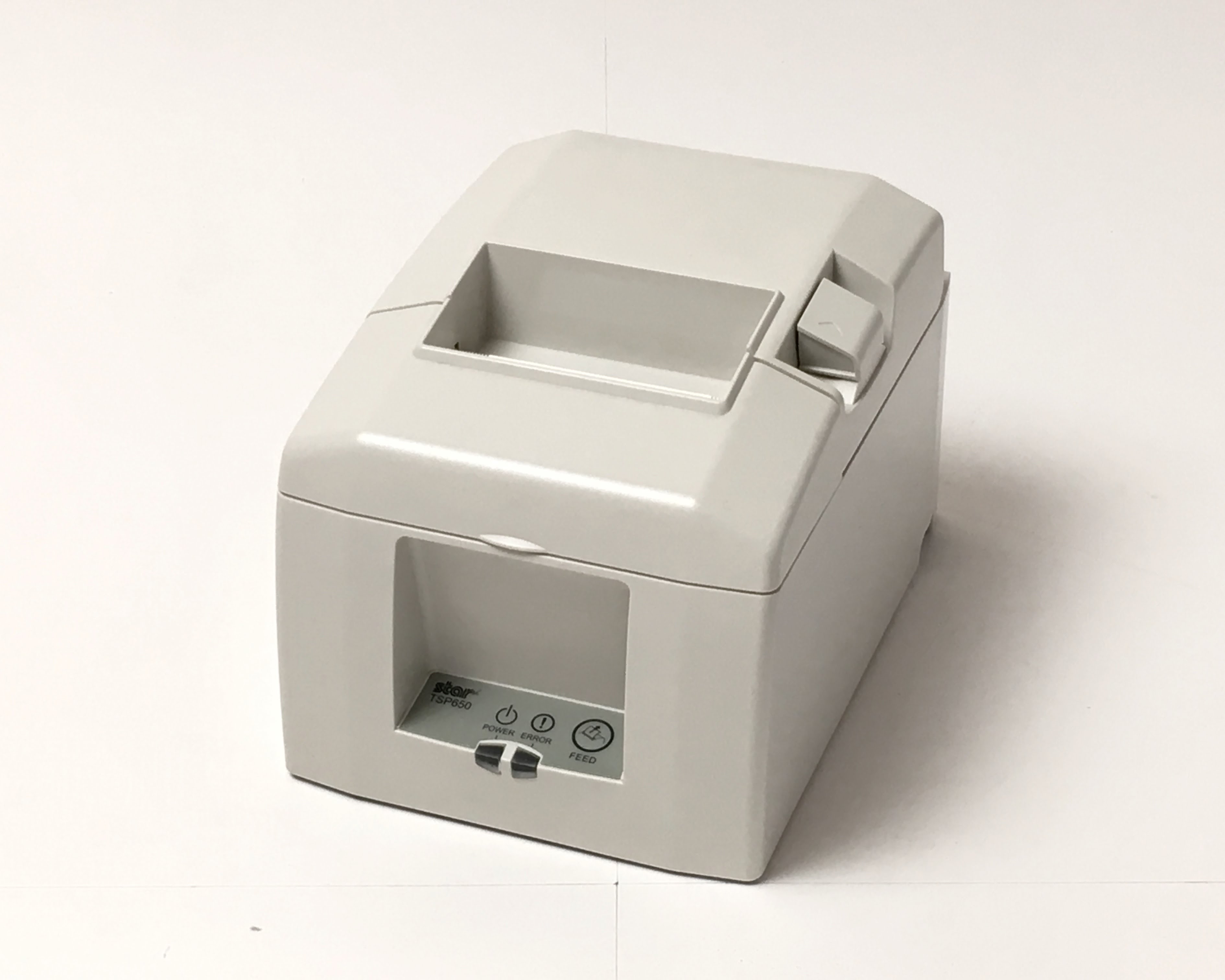 【中古】STAR レシートプリンタ TSP654(RS232C/80mm)ホワイト　メイン画像