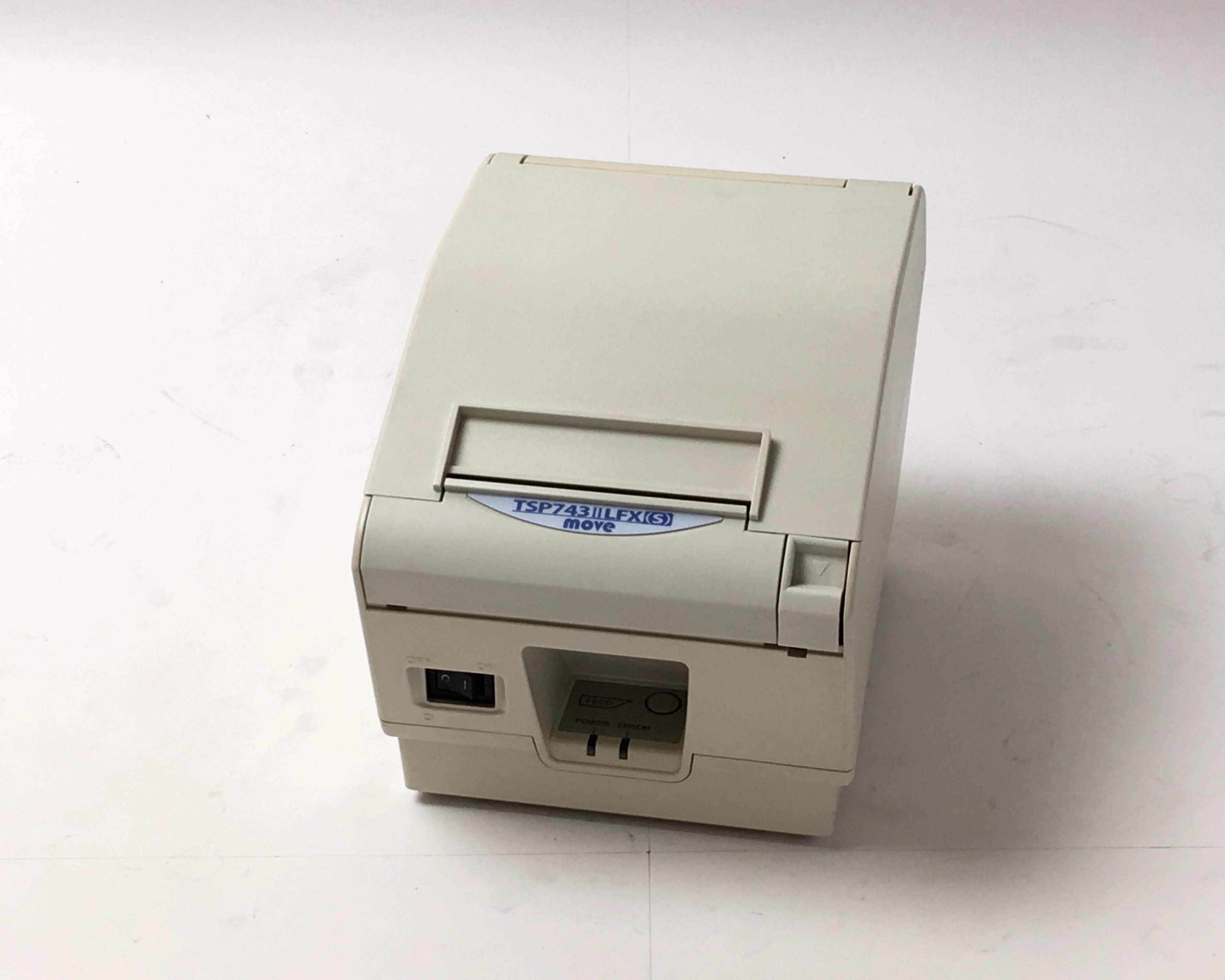【中古】Star レシートプリンター　TSP743II E2-LFX(S) (LAN)ホワイト　メイン画像