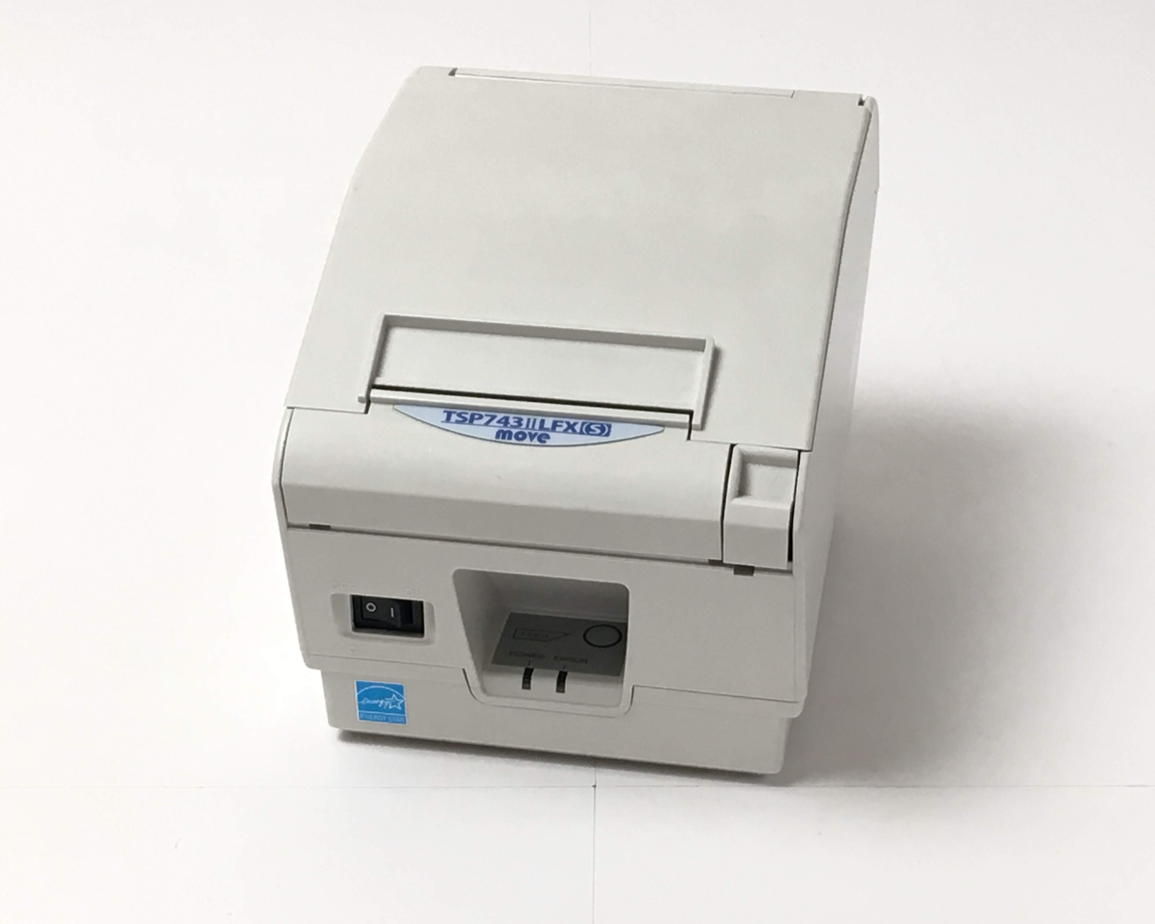 【中古】Star レシートプリンター　TSP743II E3-LFX (LAN)ホワイト　メイン画像