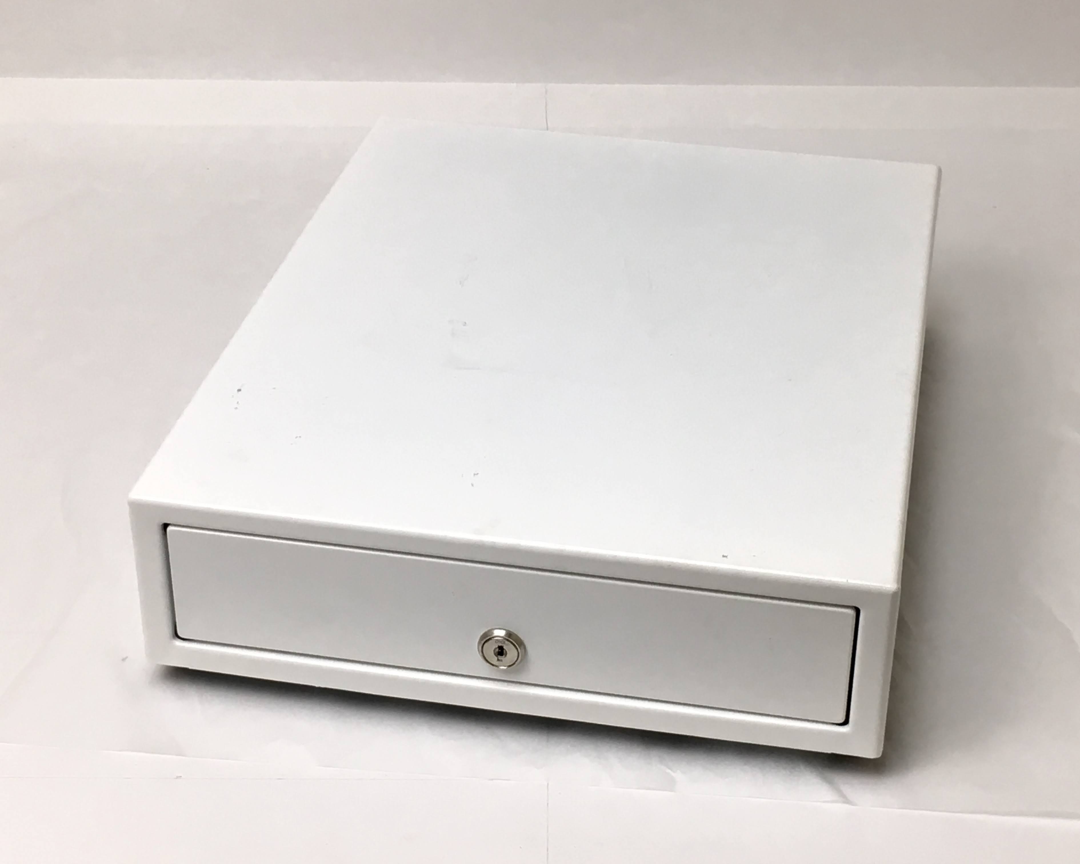 【お買得中古】キャッシュドロア　ホワイト(小銭6 札3)　メイン画像