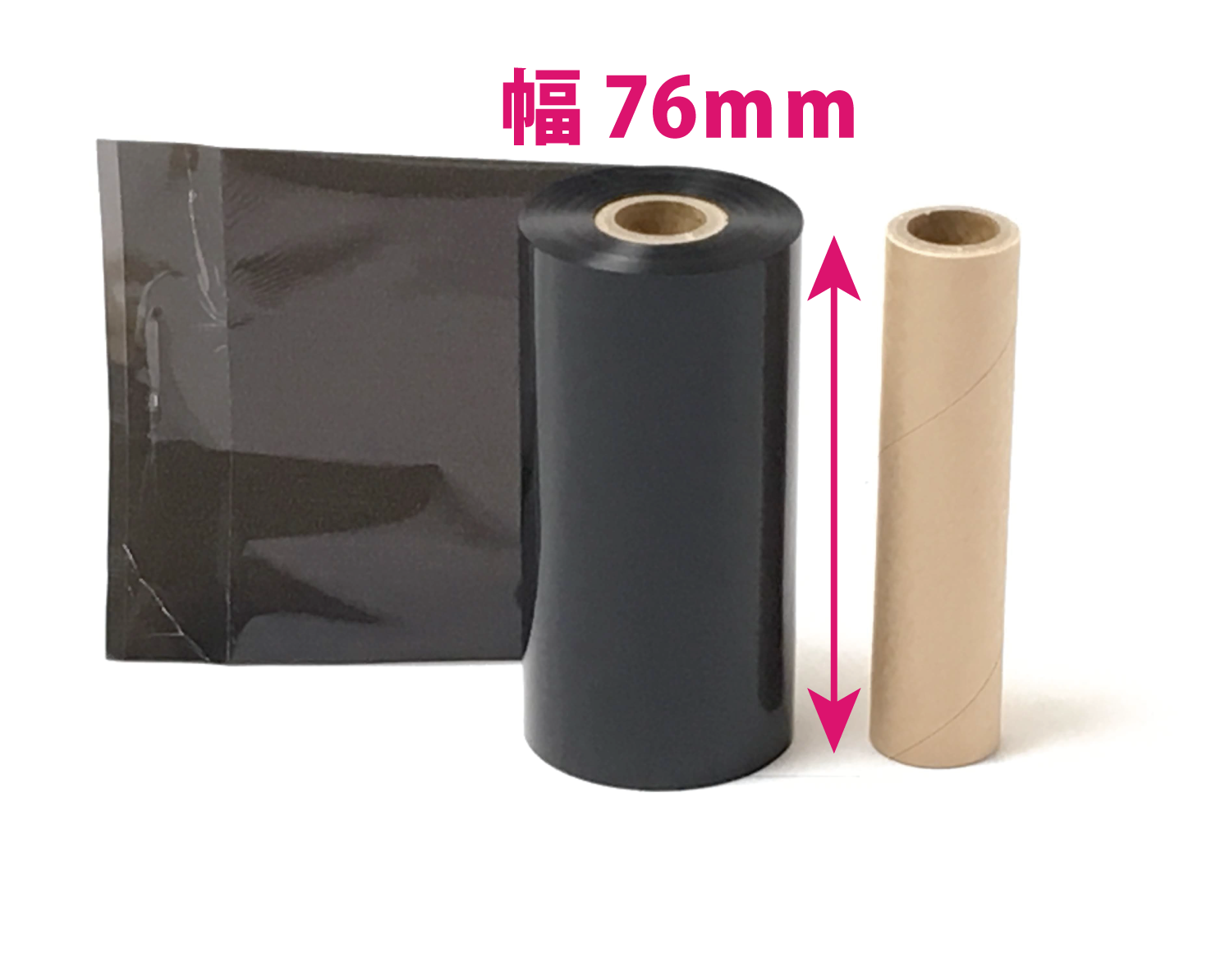 【レスプリ対応】　インクリボン　76mm X 100ｍ　画像