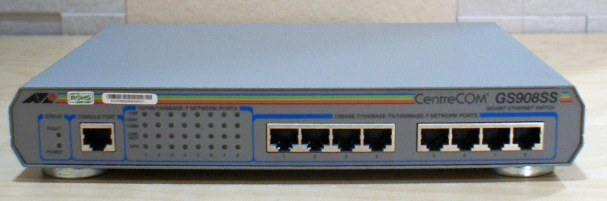 【中古品】アライドテレシス CentreCOM GS908SS